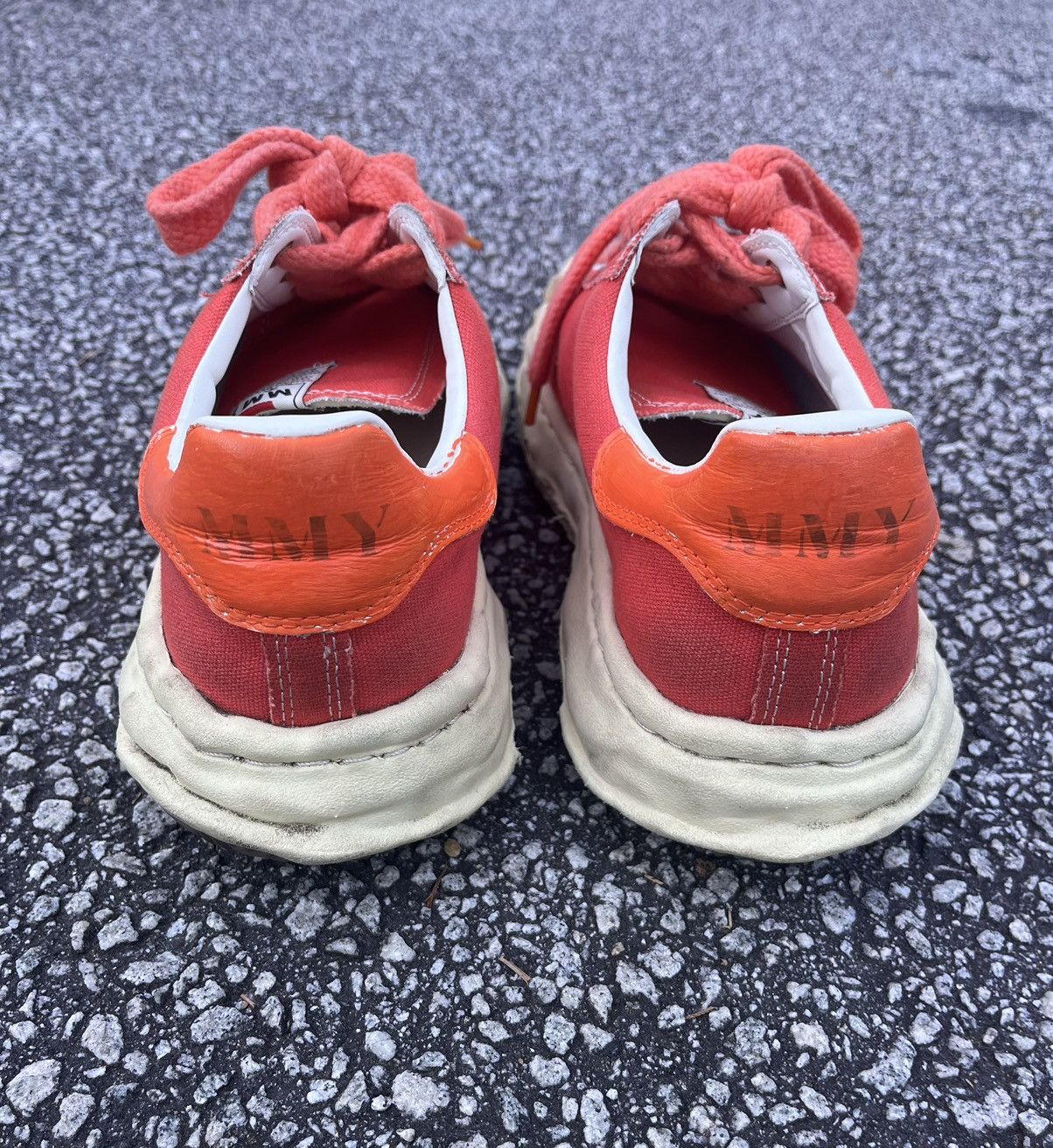 Japanese Brand × Maison MIHARA YASUHIRO Maison Mihara Yasuhiro Hank OG Sole Canvas Low Size US 12 / EU 45 - 4 Thumbnail