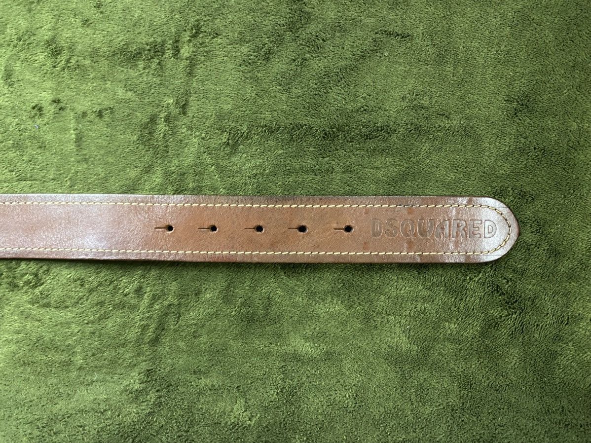 Dsquared2 Dsquared2 brown leather belt Size 34 - 5 Thumbnail