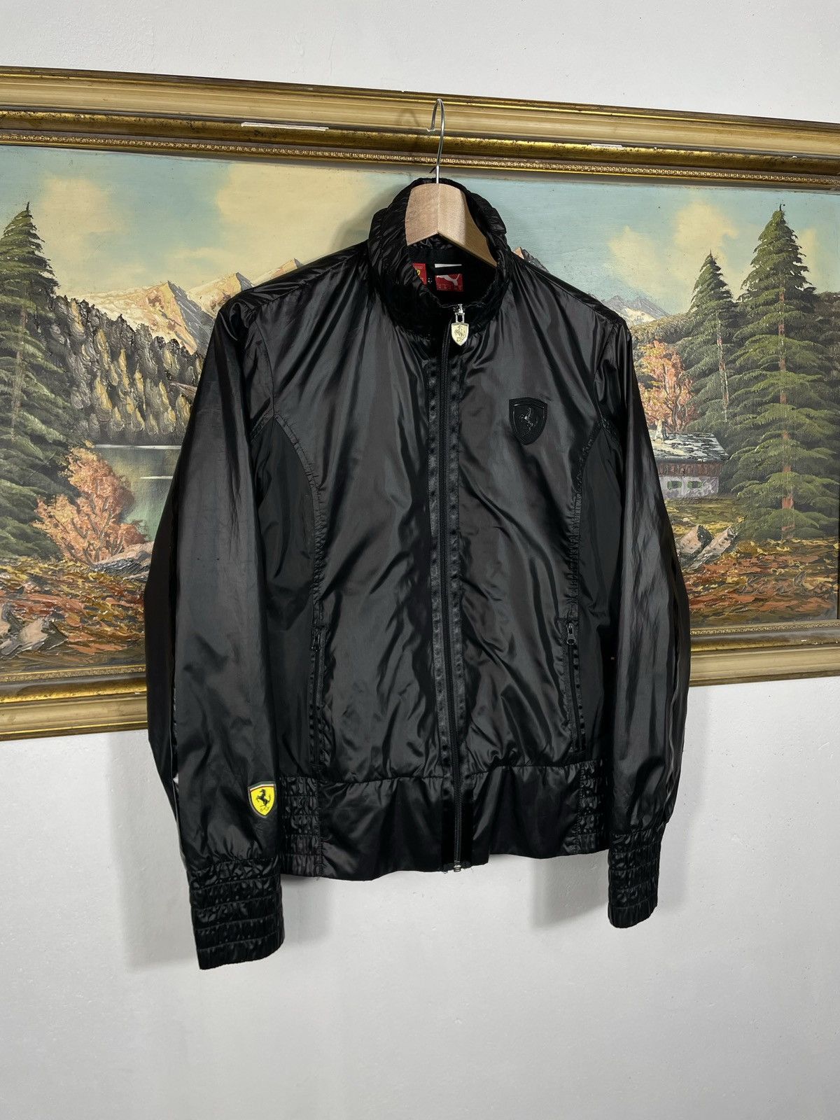 Ferrari × Puma Ferrari Retro 00s Jacket Race Motor Nascar Rap Swag Skate Size M / US 6-8 / IT 42-44 - 2 Thumbnail