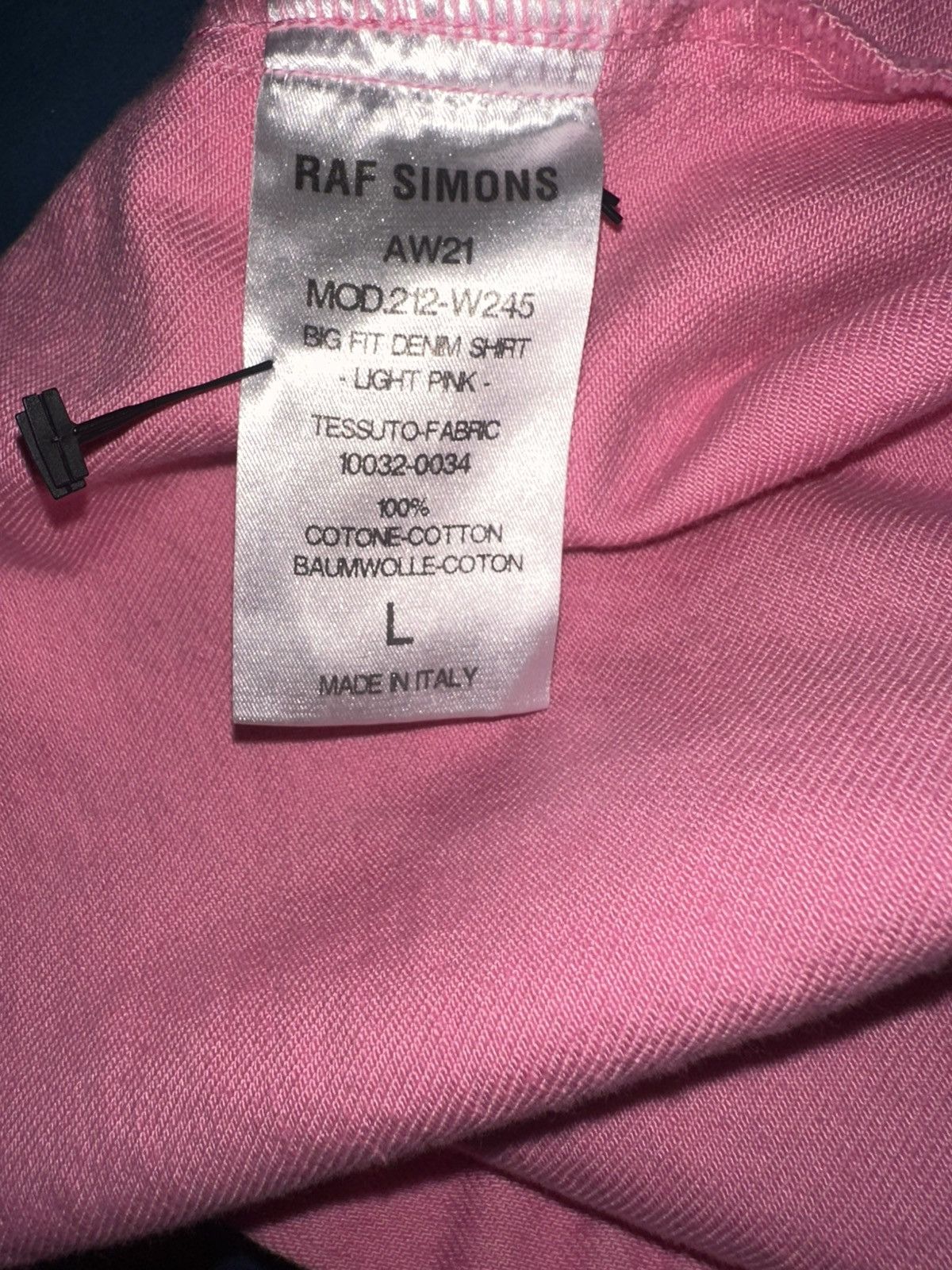 Raf Simons Raf Simons Big Fit Patched Shirt Size US L / EU 52-54 / 3 - 3 Thumbnail