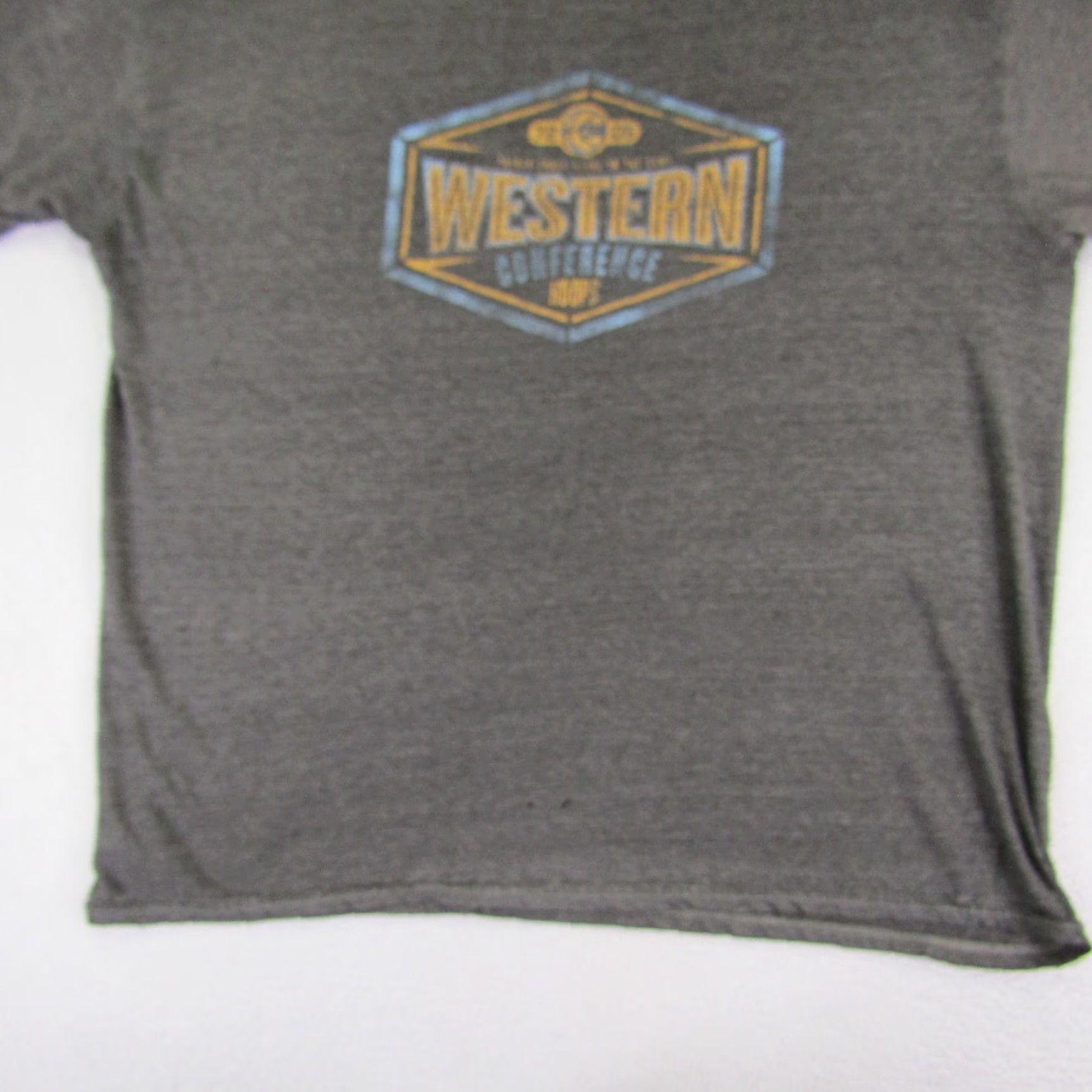 Nike VINTAGE Nike Shirt Mens XL Gray NBA Western Conference Logo T-Shirt Y2K Short Sleeve Crew Neck Size US XL / EU 56 / 4 - 6 Thumbnail