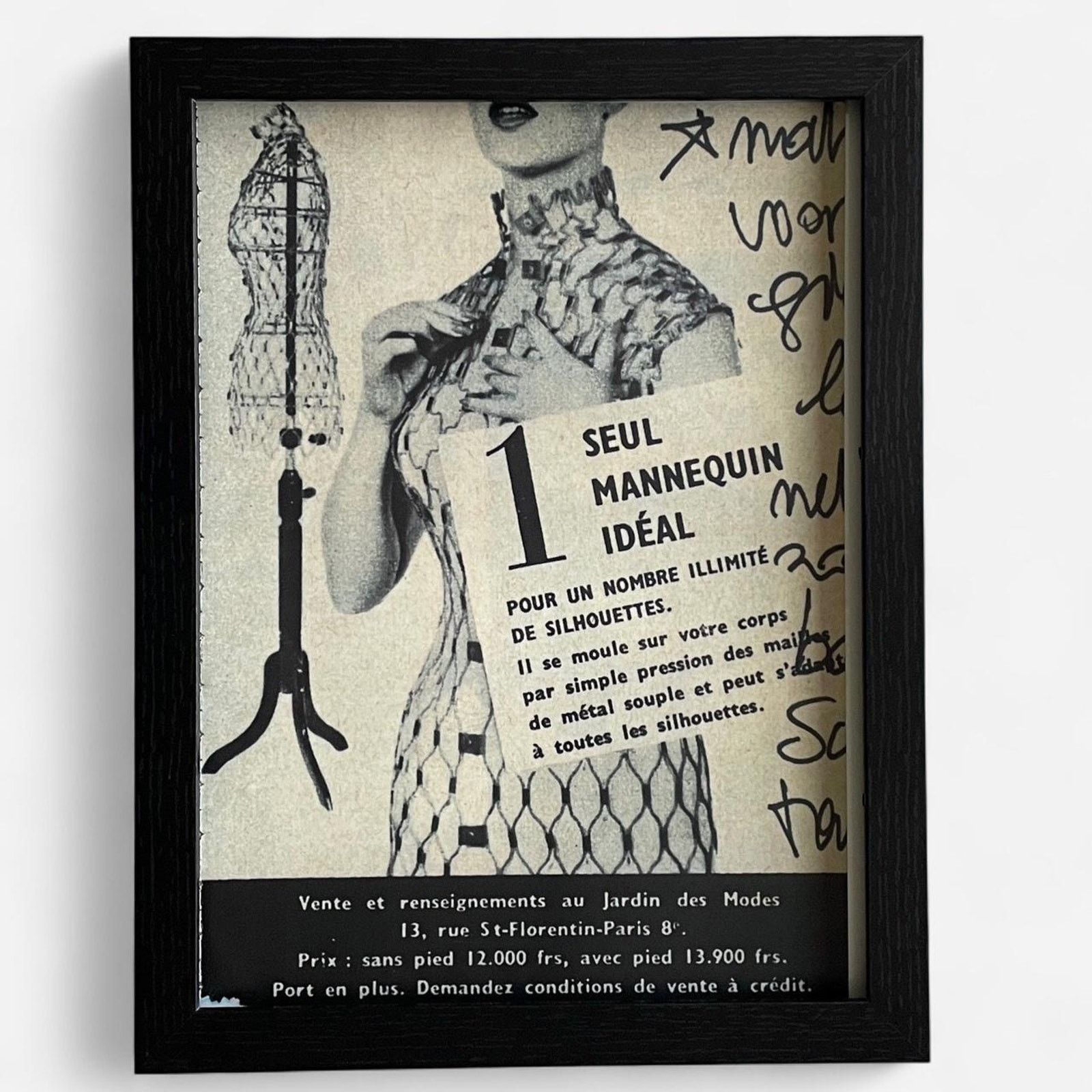 Maison Margiela × Vintage Maison Margiela Archive Fashion runway photo framed 9x12 Size ONE SIZE - 1 Thumbnail