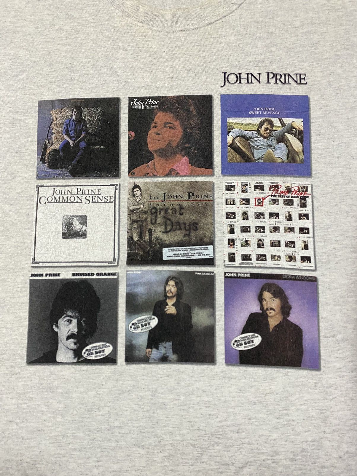Band Tees Vintage John Prine Records Shirt Size US L / EU 52-54 / 3 - 4 Thumbnail