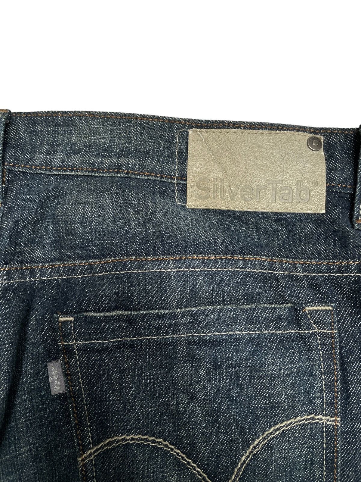 Levi's Rare Design Vintage Brand Levis SilverTab Baggy Jeans 2000s Size US 38 / EU 54 - 5 Thumbnail