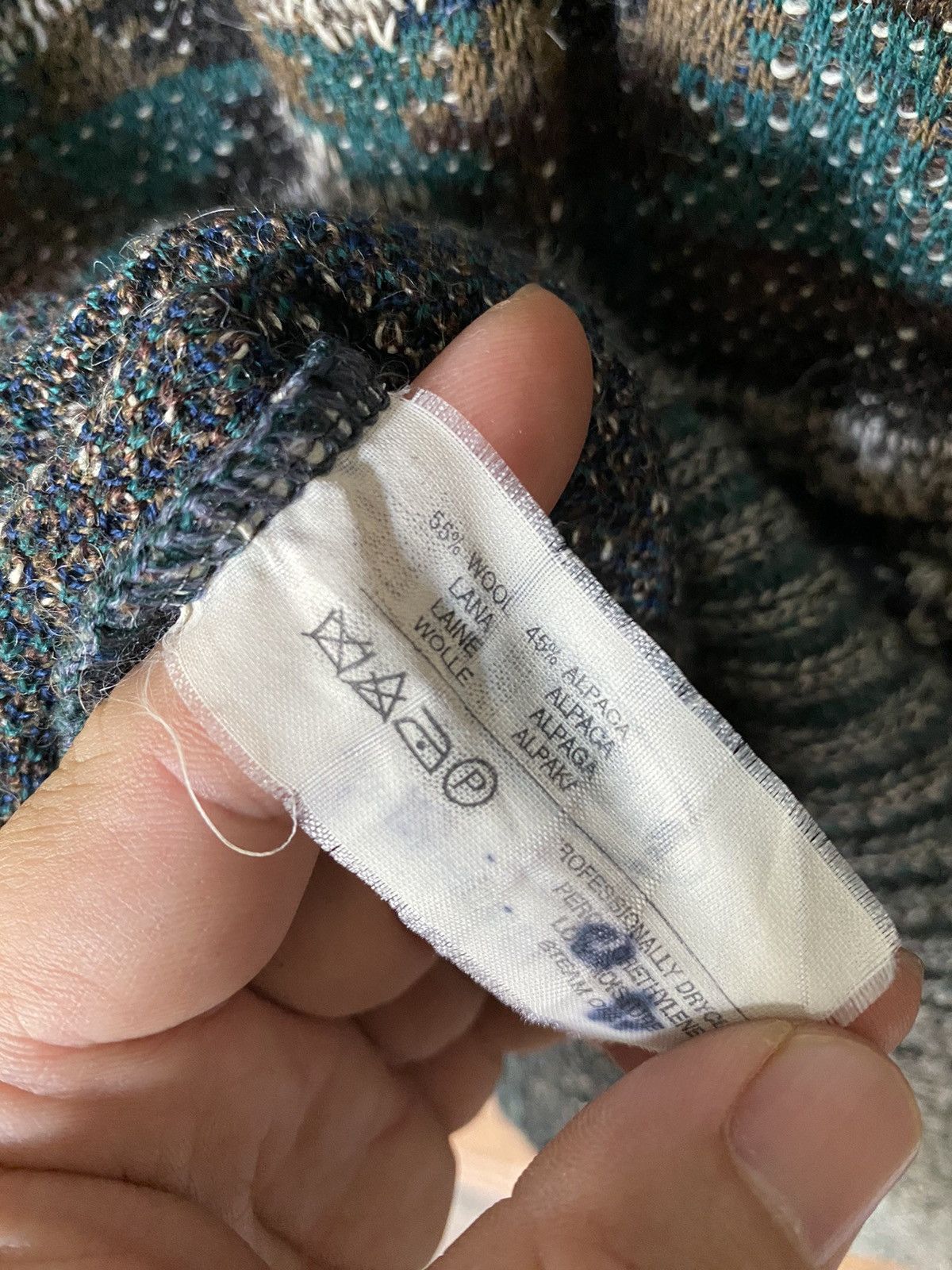 Coogi × Missoni × Yoshiyuki Konishi 1980s Missoni alpaca x wool knit sweatshirt Size L / US 10 / IT 46 - 13 Thumbnail