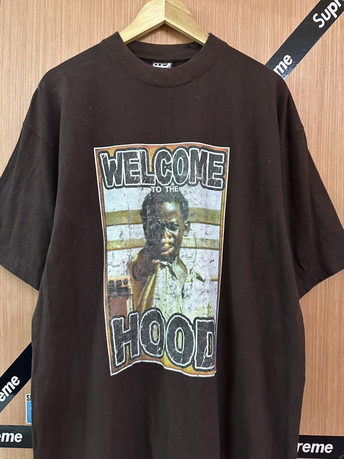Rap Tees Vintage Welcome To The Hood Arme Weapon Tees Size US XXL / EU 58 / 5 - 3 Thumbnail