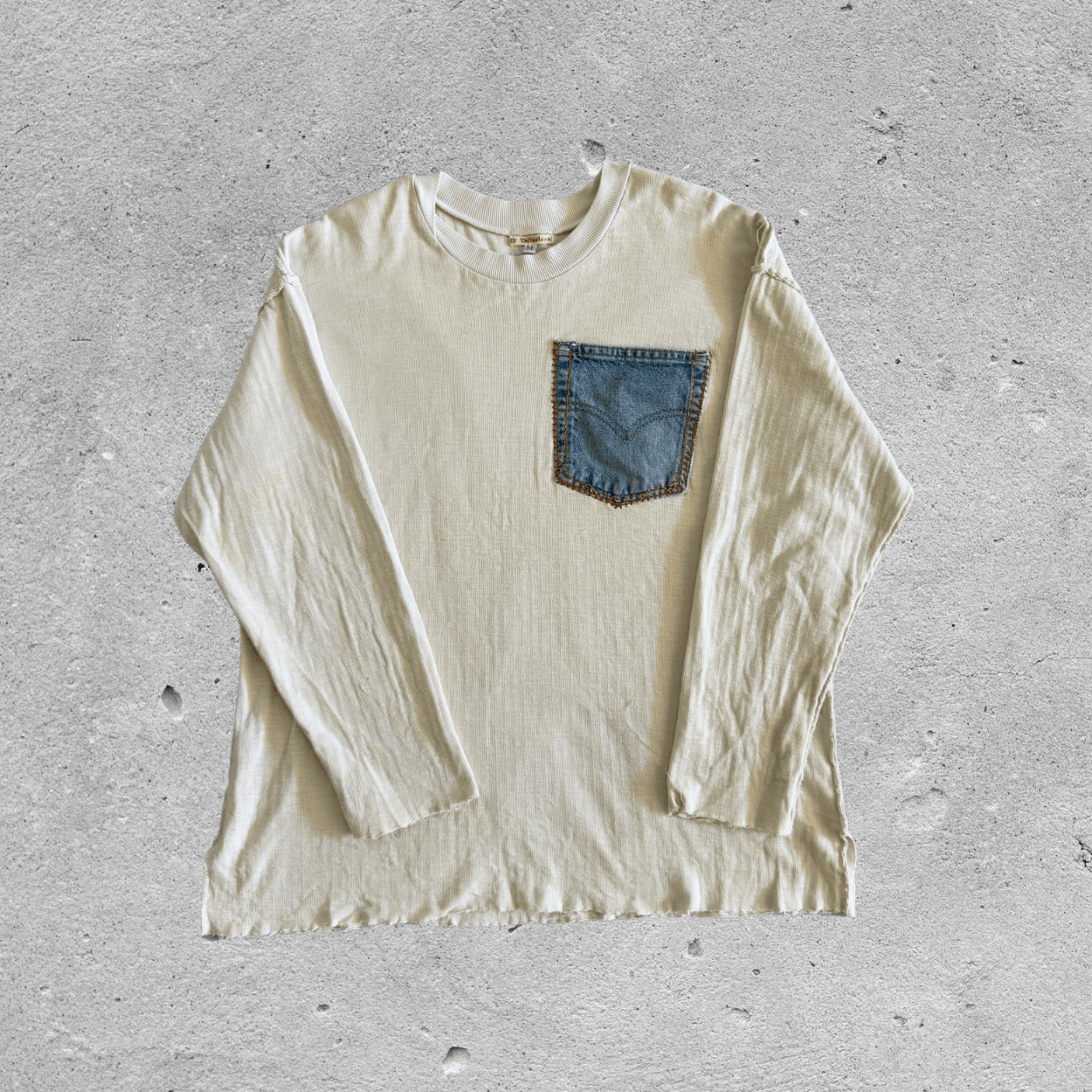 Dr. Collectors denim patch long-sleeve shirt