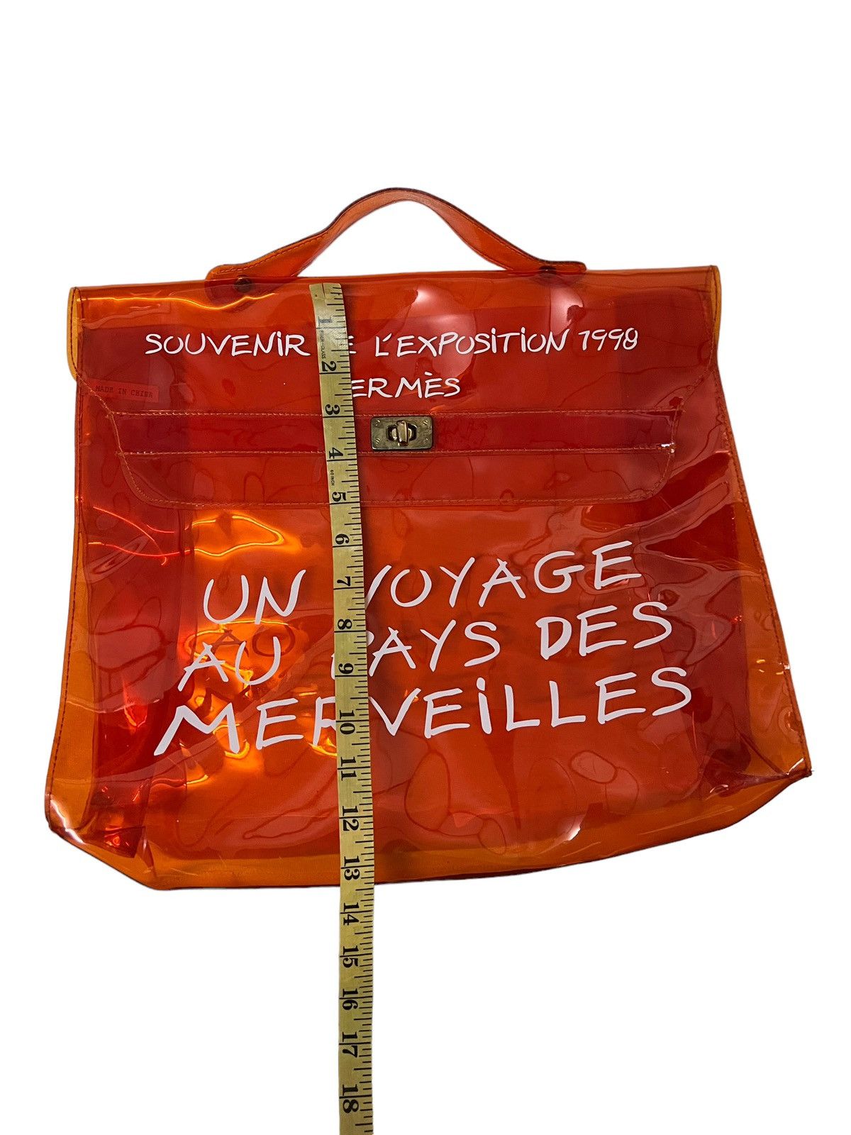 Hermes Hermes Kelly Souvenir De L'Exposition 1998 Vinyl Bag Size ONE SIZE - 12 Thumbnail