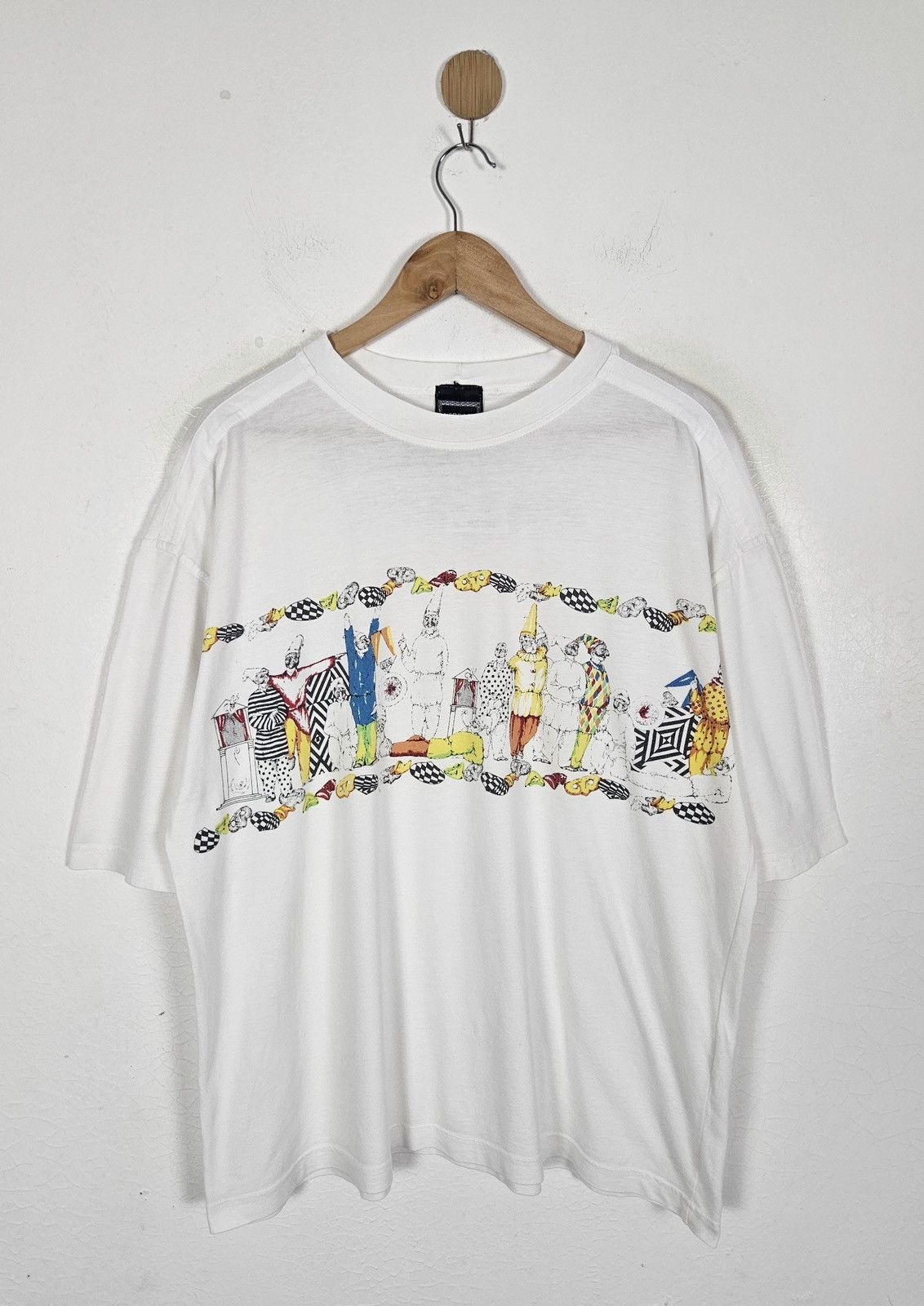 Versace Jeans Couture Vintage Versace Jeans Couture Clown art parade shirt Size US M / EU 48-50 / 2 - 1 Thumbnail