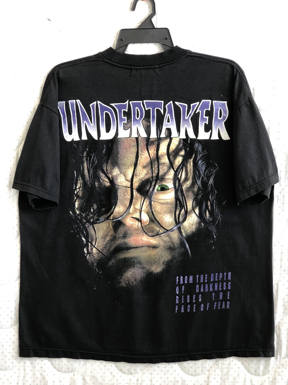 WWF Vintage UNDERTAKER Wrestling very Rare Size US L / EU 52-54 / 3 - 1 Thumbnail
