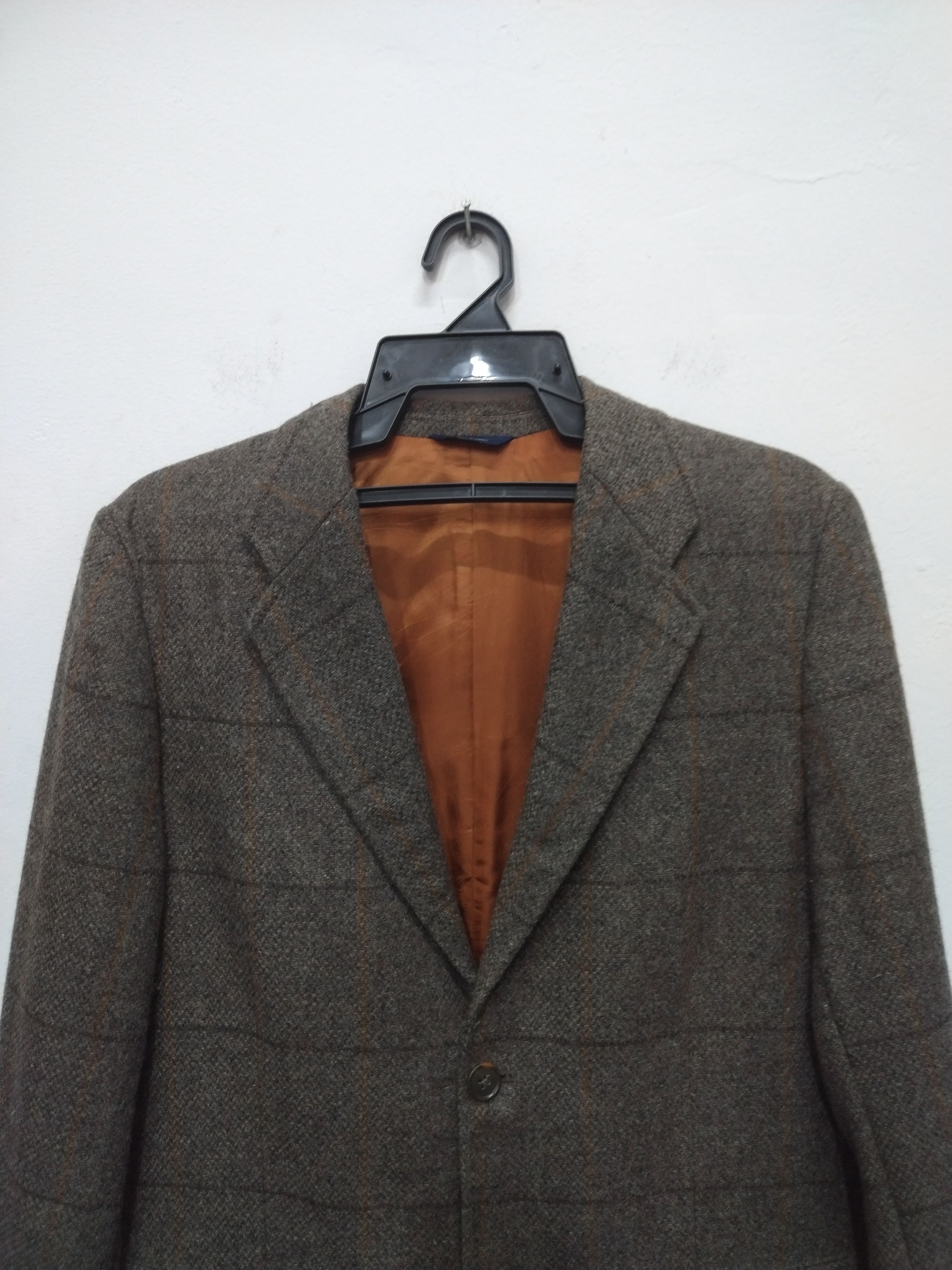 Gap Vintage Gap Wool Plaid Blazer Jacket Made in Turkey Size 42L - 4 Thumbnail
