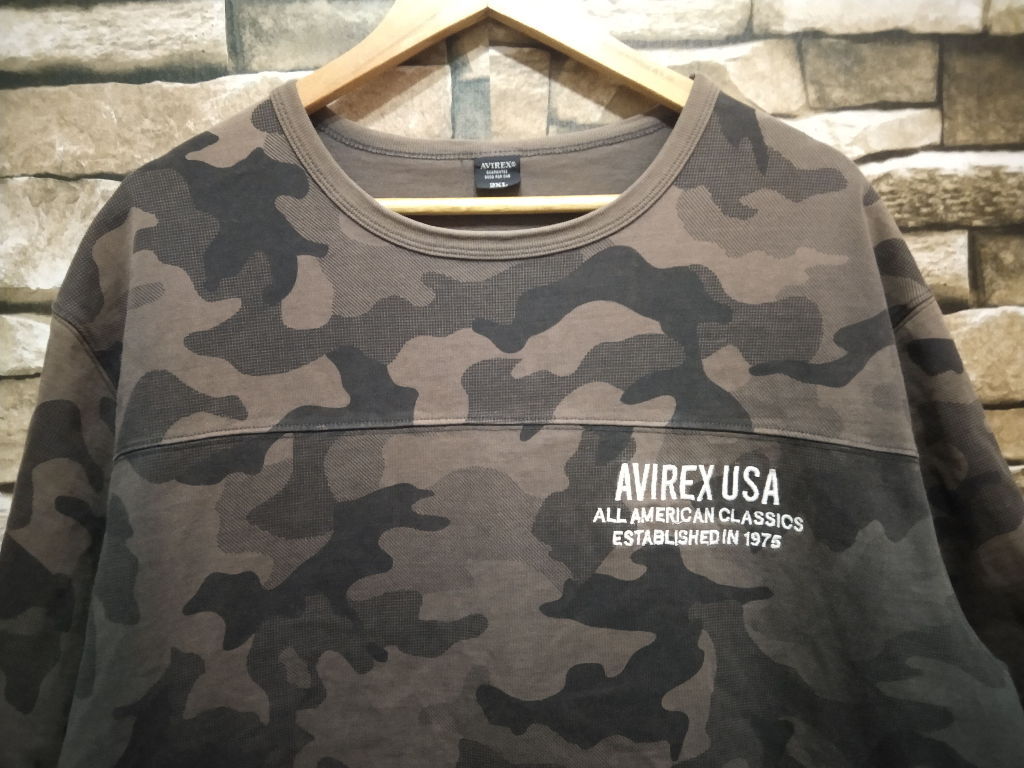 Avirex Avirex USA Big Logo Shirt Size US XXL / EU 58 / 5 - 5 Thumbnail