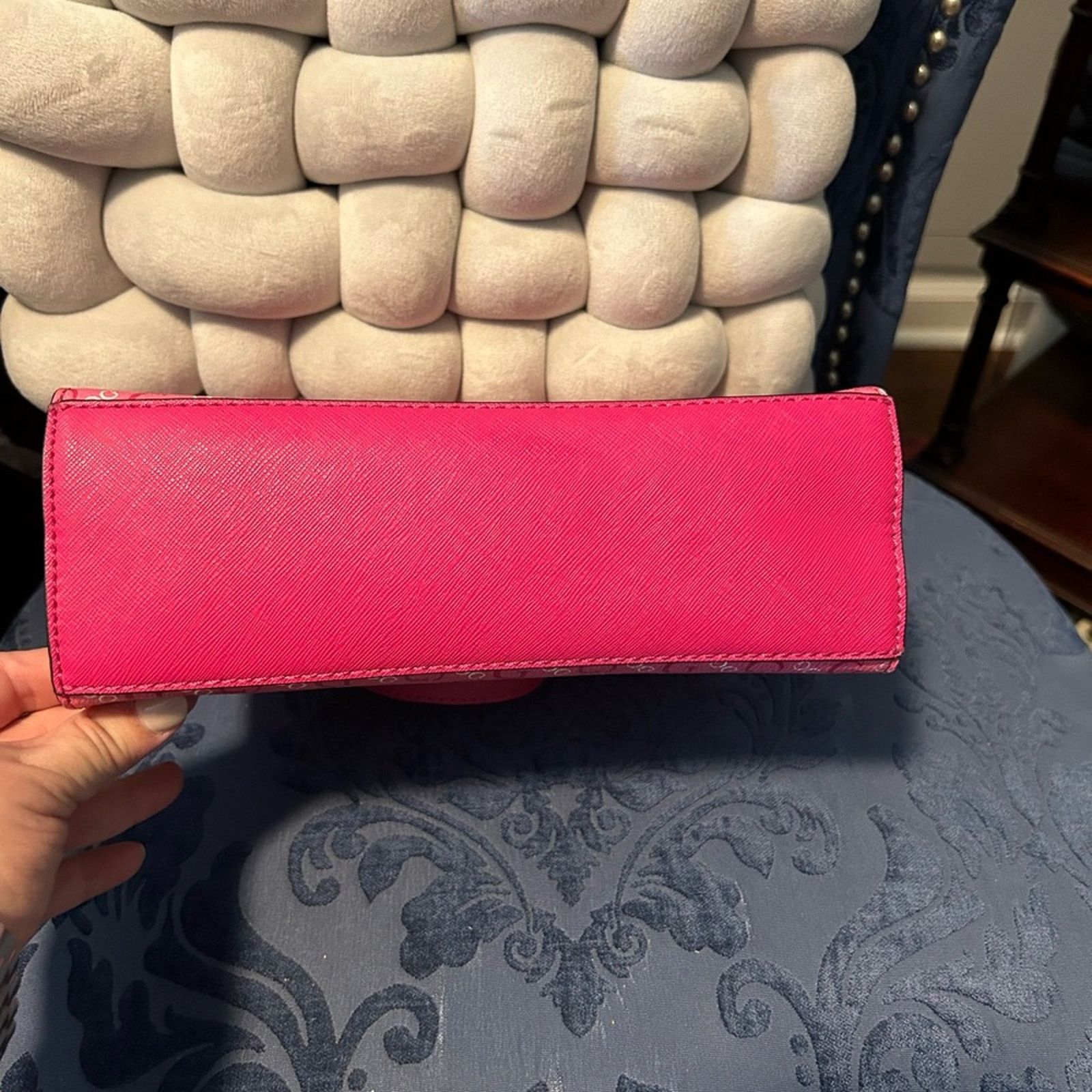 Guess GUESS Fuchsia Crossbody Bag with Logo Charm Size ONE SIZE - 6 Thumbnail