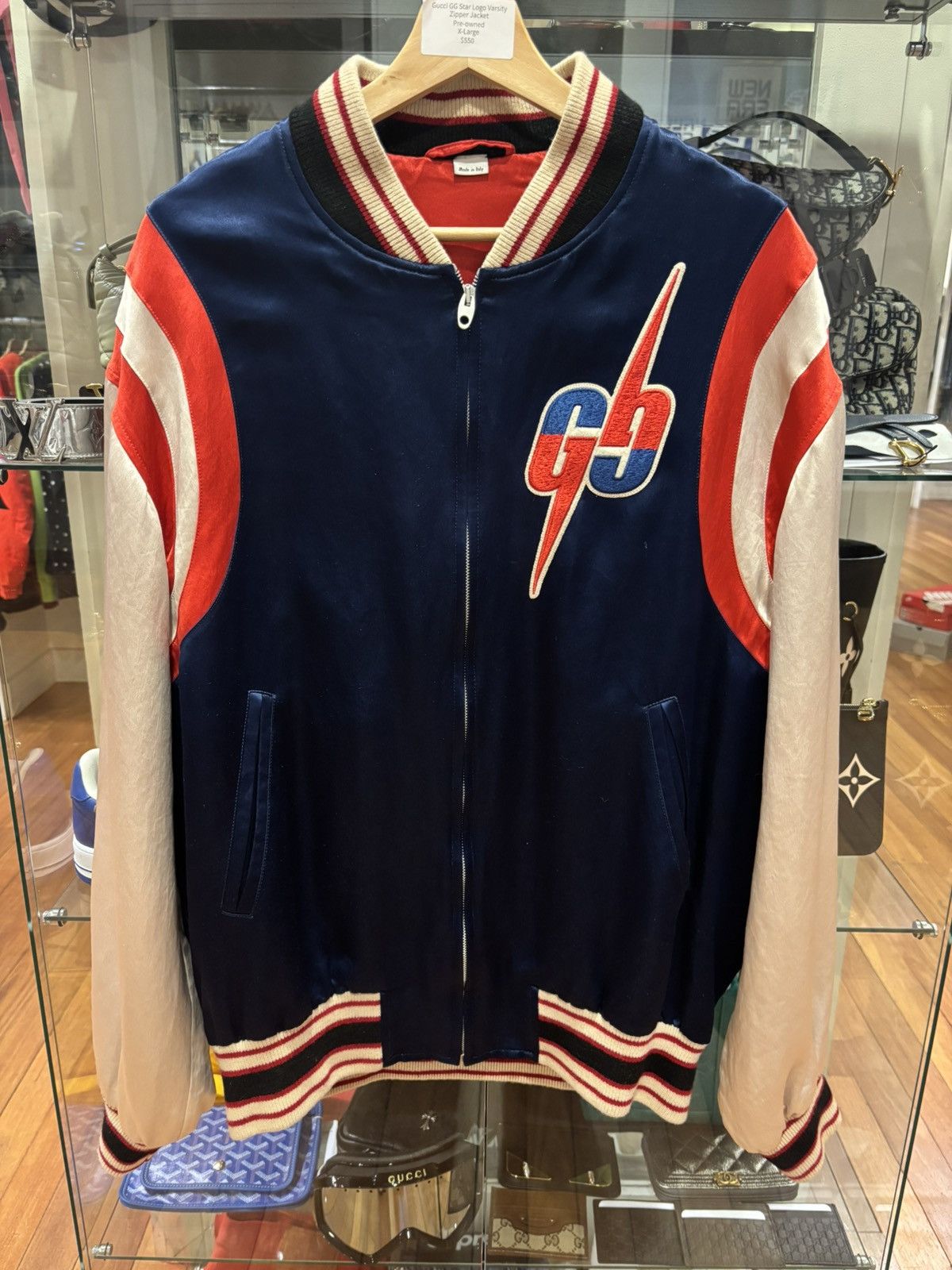 Gucci Gucci GG Star Logo Varsity Zip Jacket Size US M / EU 48-50 / 2 - 1 Thumbnail