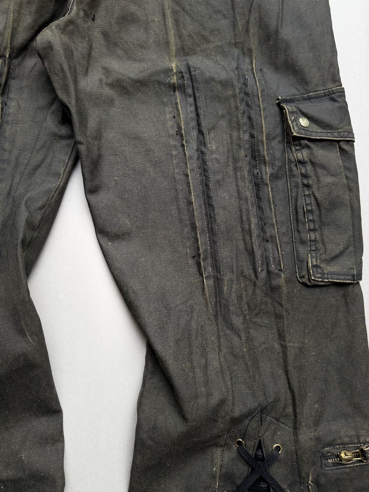 Japanese Brand Ttv lace-up flare pants Size US 30 / EU 46 - 7 Thumbnail