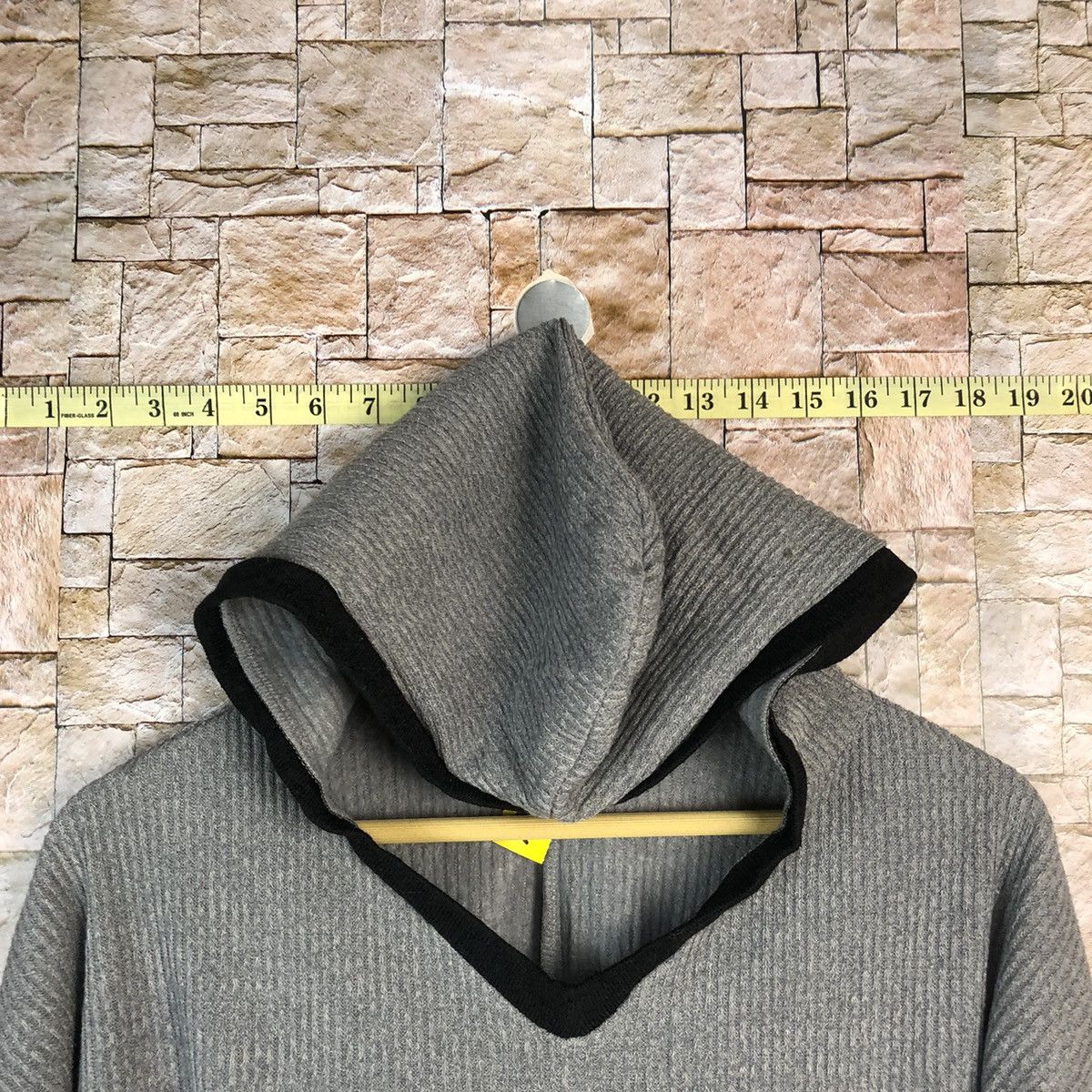 Japanese Brand Rapichie Grey Hoodie Knitwear #A508 Size M / US 6-8 / IT 42-44 - 4 Thumbnail