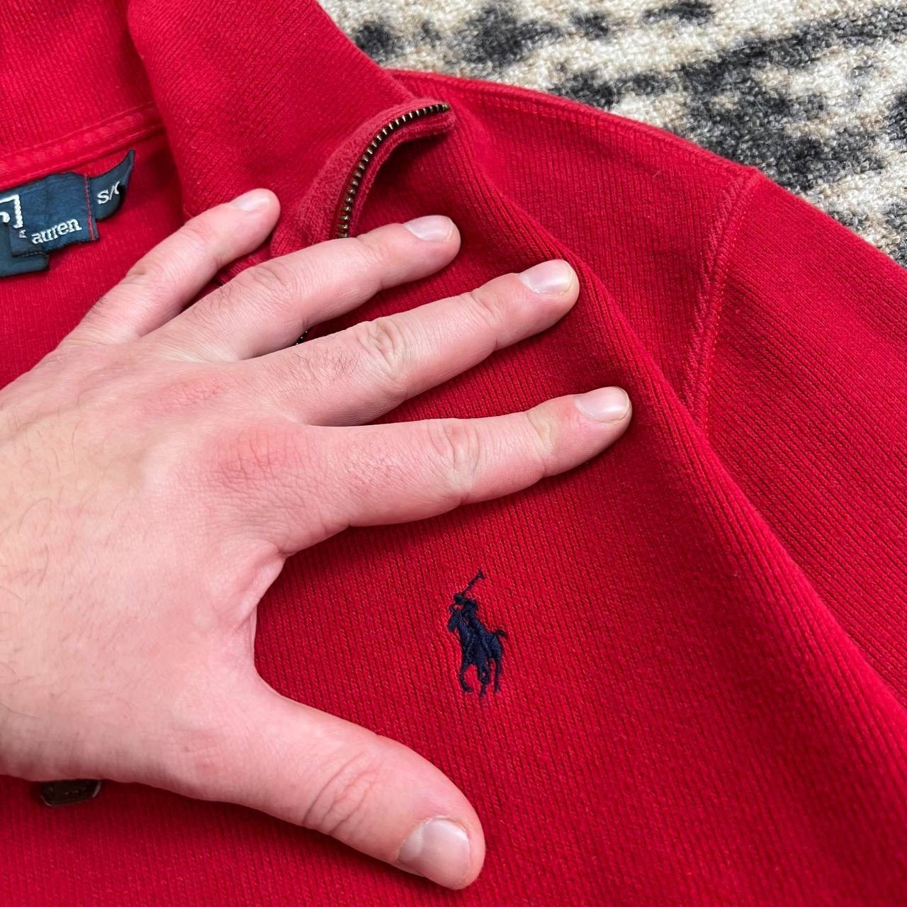 Polo Ralph Lauren Polo Ralph Lauren Luxury Quarter Zip Up Sweater Size US S / EU 44-46 / 1 - 4 Thumbnail