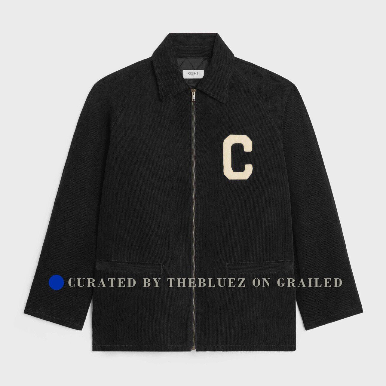 Celine Celine Corduroy Logo Quilted Jacket Size US M / EU 48-50 / 2 - 1 Thumbnail