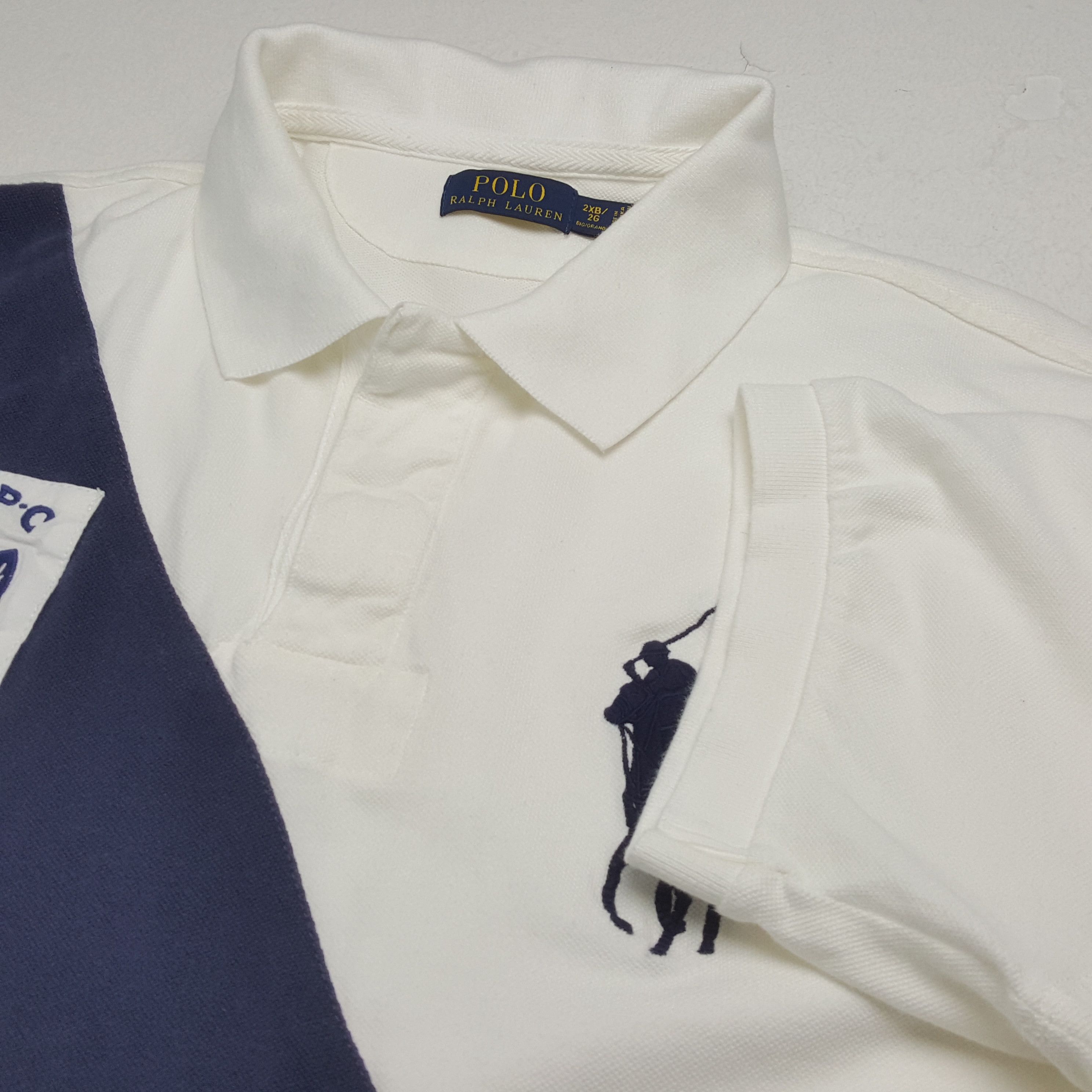 Polo Ralph Lauren × Vintage POLO RALPH LAUREN Fashion Style Casual Polos Size US XXL / EU 58 / 5 - 5 Thumbnail