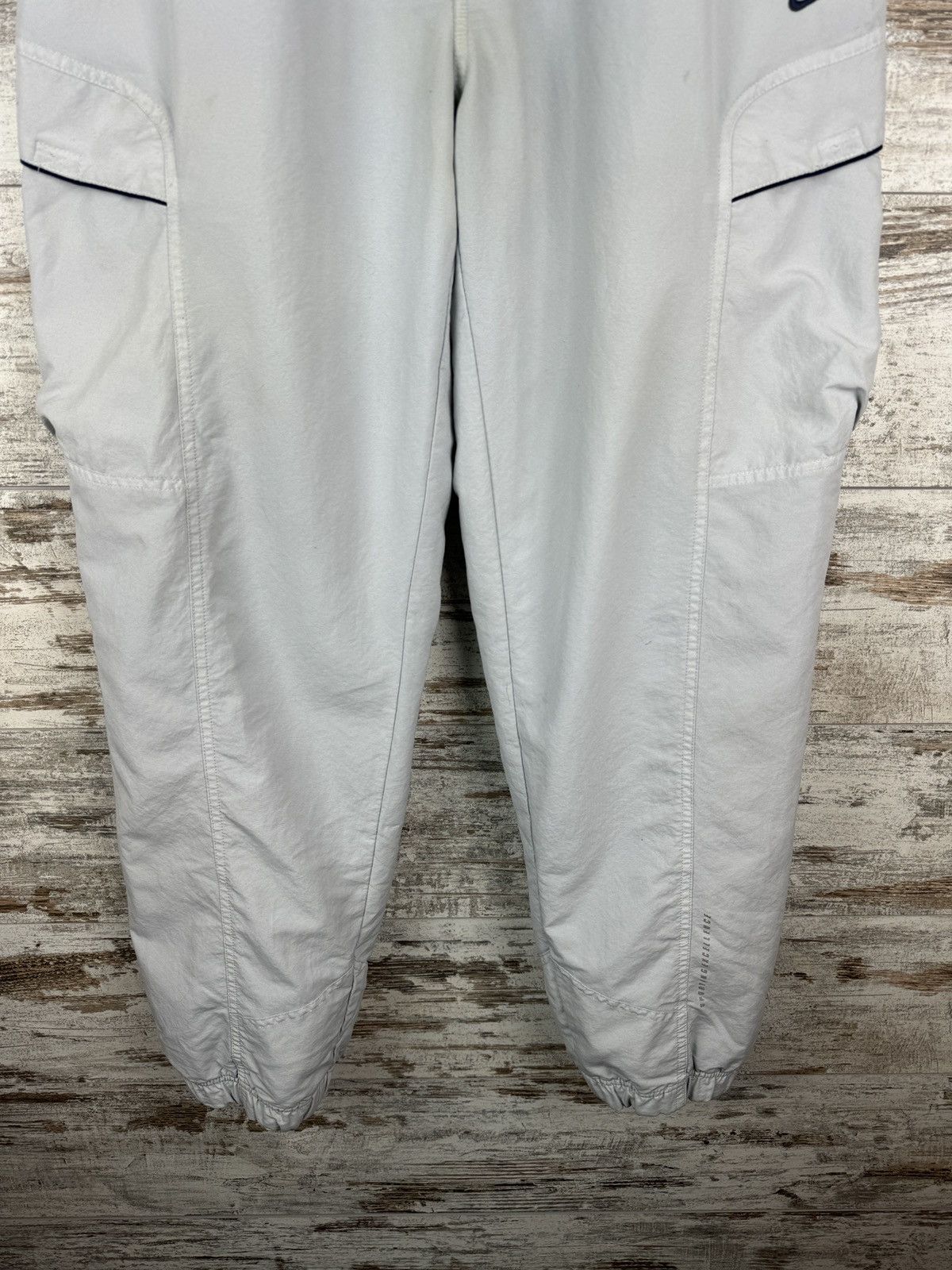 Nike × Vintage Mens Vintage Nike swoosh cargo pants drill sweatpants rare Size US 34 / EU 50 - 5 Thumbnail