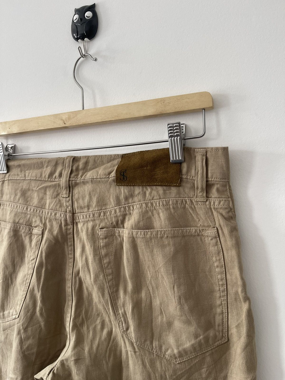 Todd Snyder TODD SNYDER Slim Fit Cotton Linen Pant Size US 30 / EU 46 - 4 Thumbnail