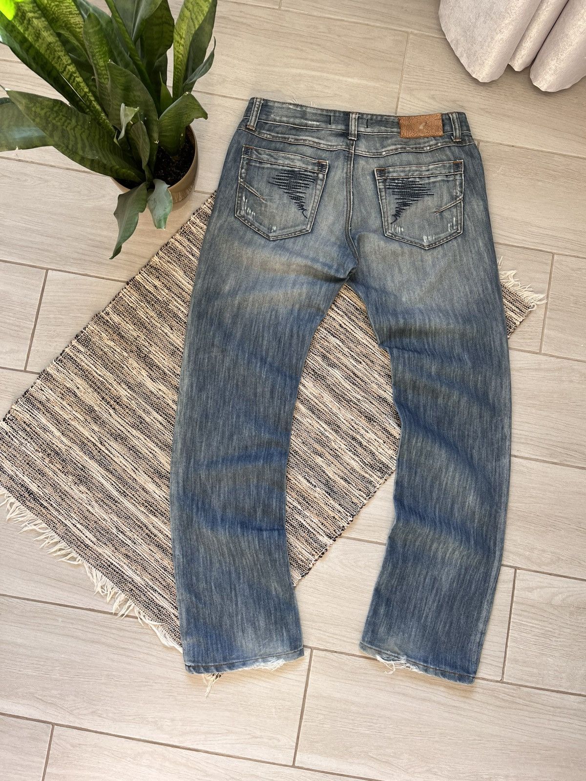 Just Cavalli × Vintage Vintage 00s Just Cavalli jeans faded distressed denim Y2K Size US 34 / EU 50 - 1 Thumbnail
