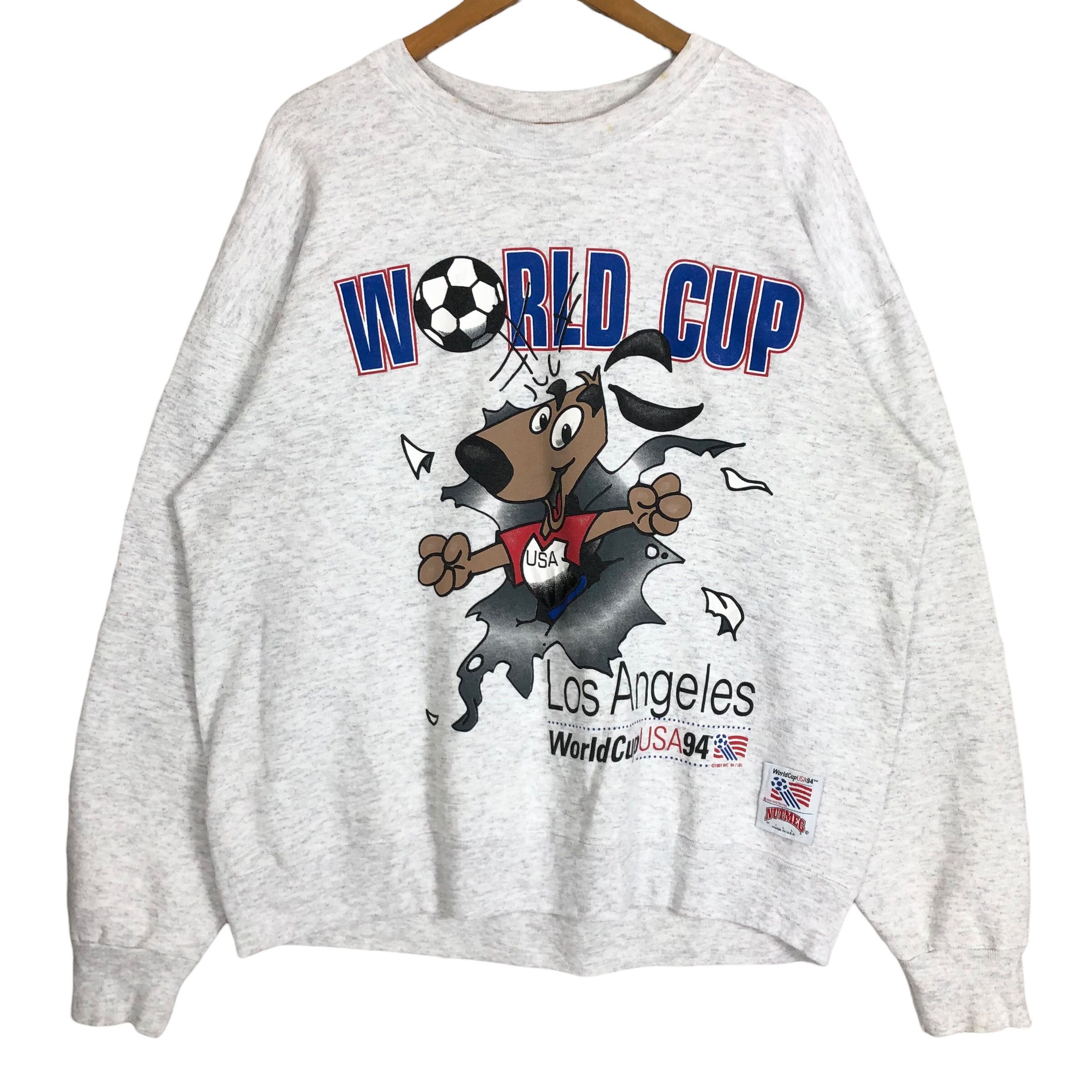 Nutmeg Vintage Los Angeles World Cup USA 94 Crewneck Sweatshirt Size US XL / EU 56 / 4 - 1 Thumbnail