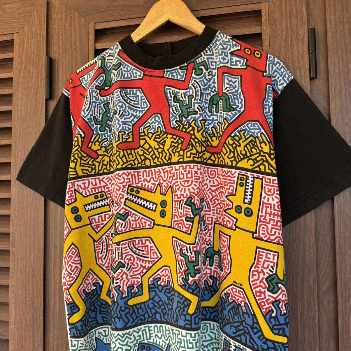 Keith Haring Vintage Keith Haring Pop Art Size US L / EU 52-54 / 3 - 2 Thumbnail