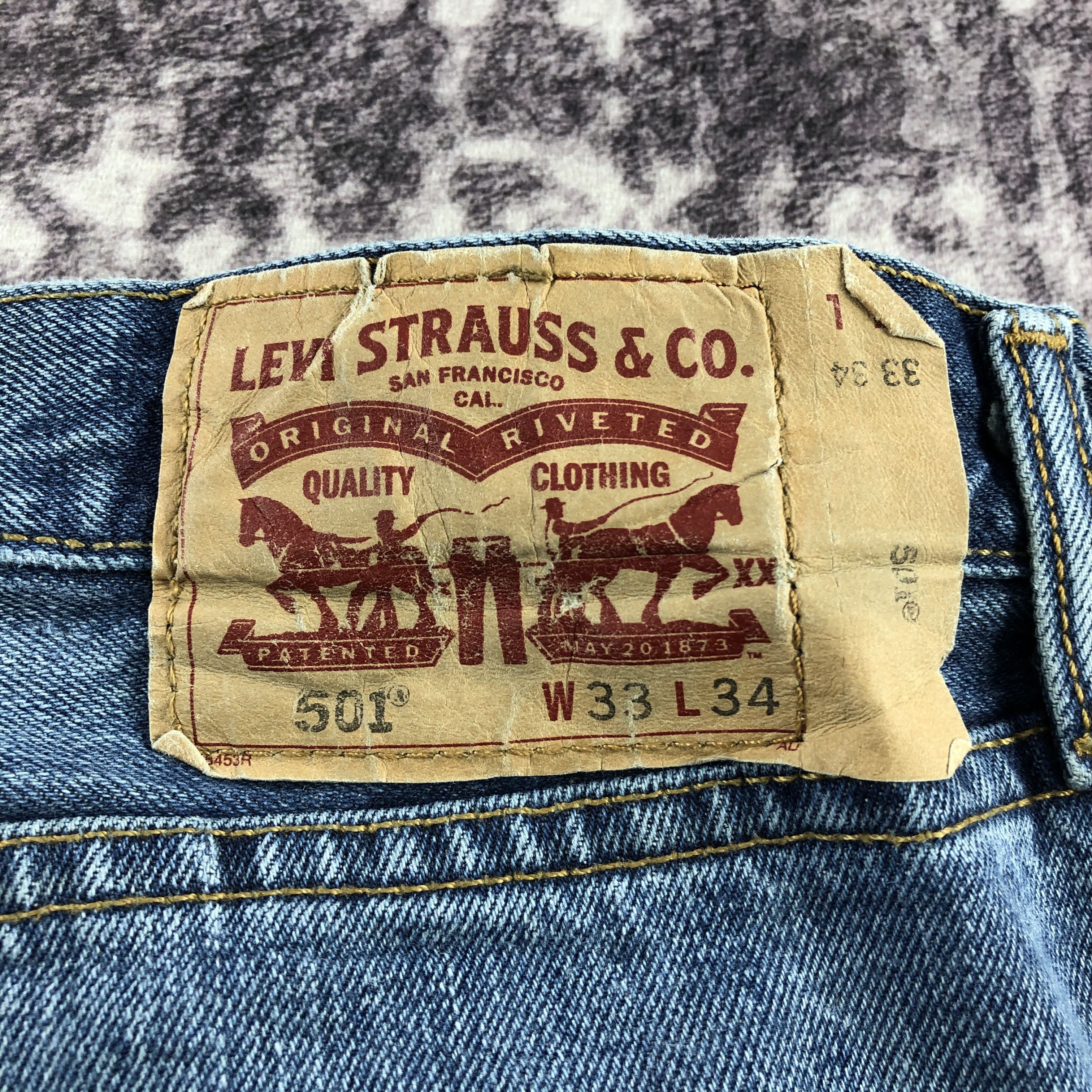 Levi's × Vintage Vintage Blue Wash Levis 501 Jeans-JM2888 Size US 34 / EU 50 - 5 Thumbnail