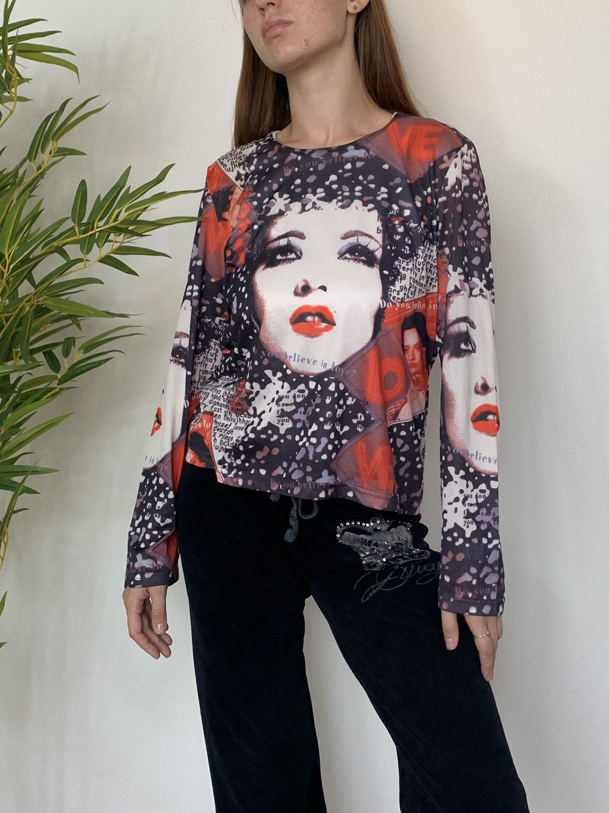 Other VINTAGE AVANT GARDE GIRLS 2000s MESH LONG SLEEVE Size M / US 6-8 / IT 42-44 - 1 Thumbnail