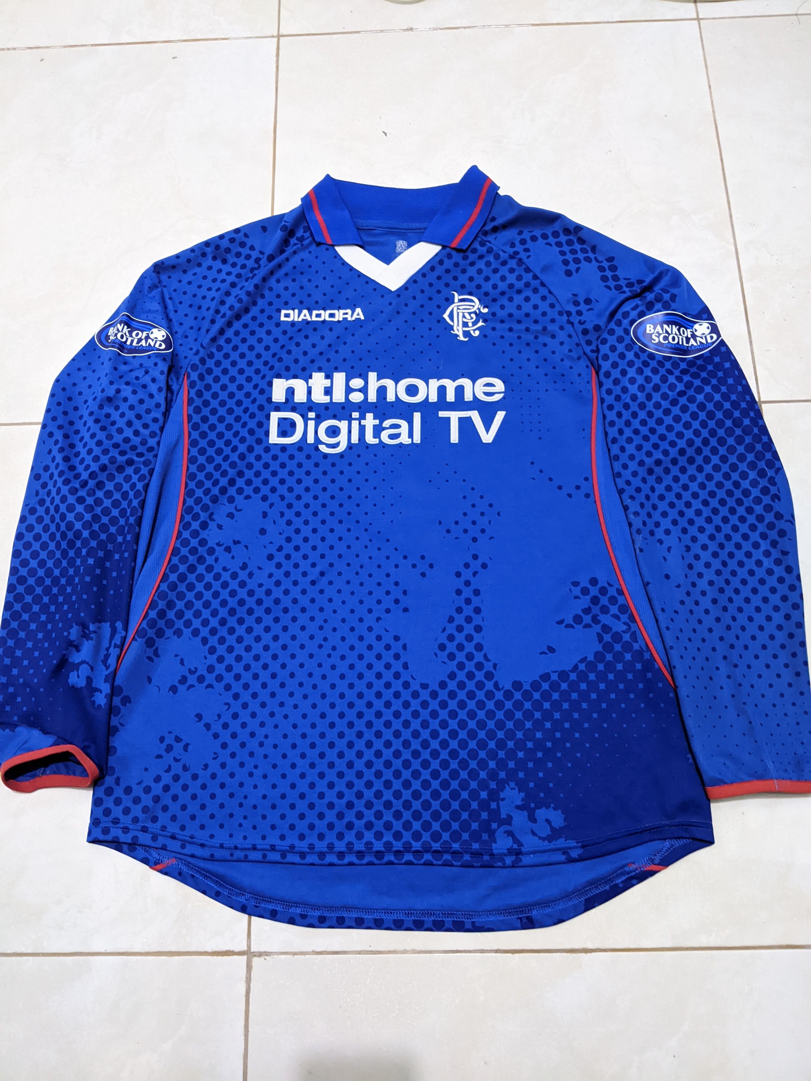 Nike Rangers home 2002-03 CANIGGIA Jersey football shirt Size US L / EU 52-54 / 3 - 1 Thumbnail