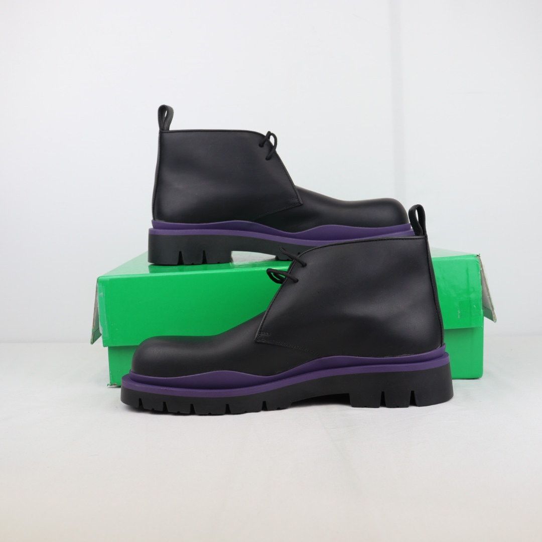 Bottega Veneta o1rshd1 Military Calf Tire Ankle Boots in  display picture 3