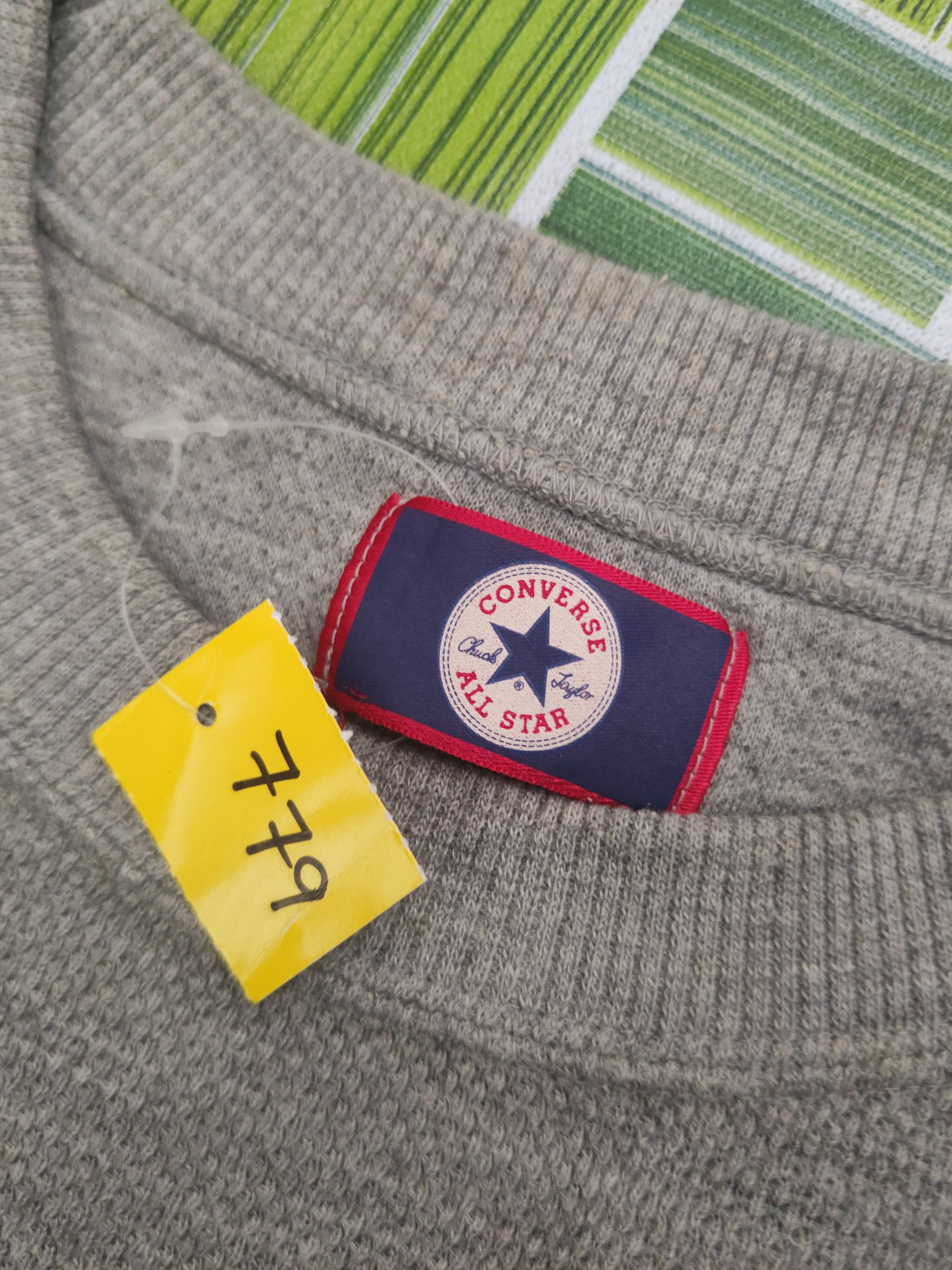 Converse × Vintage DL Converse Gray Sweatshirts #779 Size US L / EU 52-54 / 3 - 12 Thumbnail