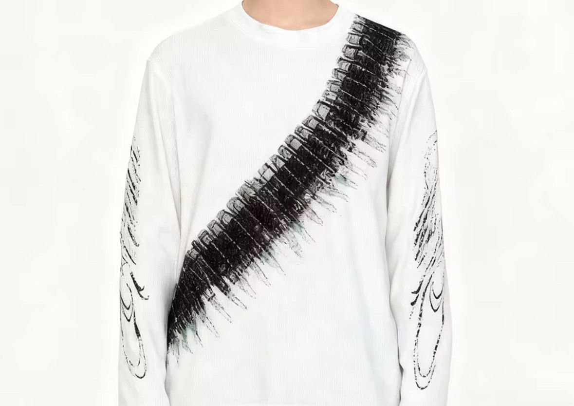 Other American Street Y2K Retro Waffle Bullets Long Sleeve T-shirt Size US L / EU 52-54 / 3 - 1 Thumbnail