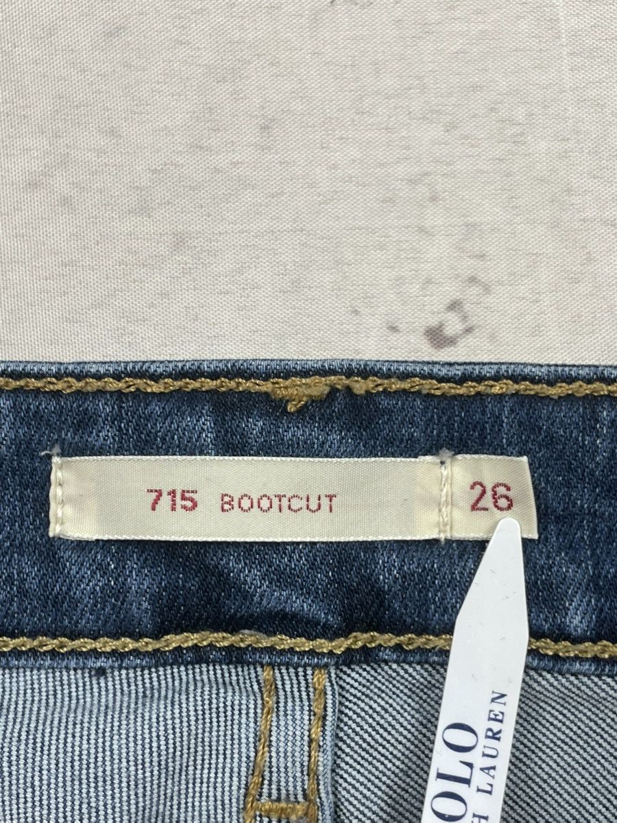 Levi's Levi’s (Women’s) 715 Bootcut Jeans W26 L28 Slim Navy Blue Size 26" / US 2 / IT 38 - 3 Thumbnail