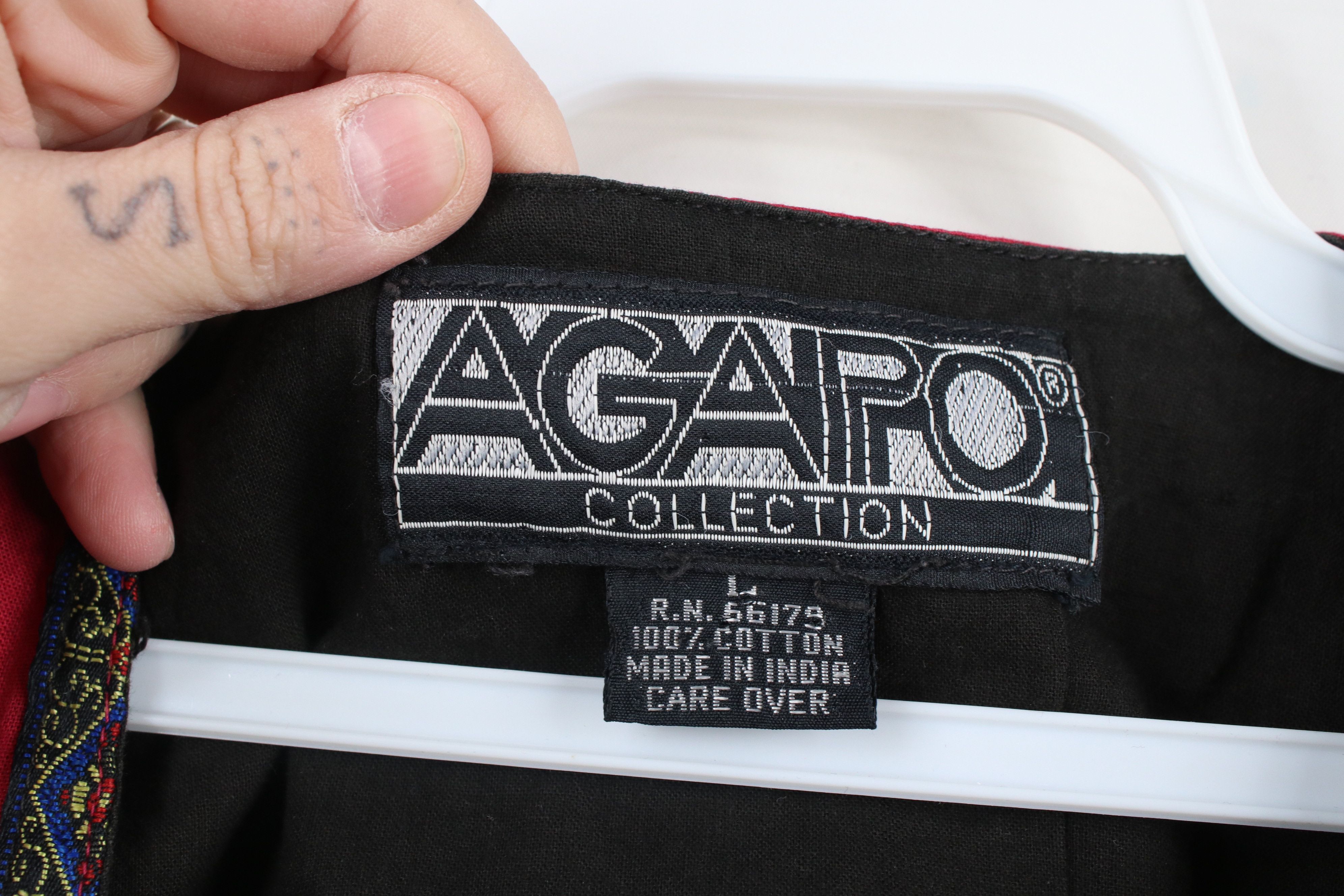 Vintage Vintage 90s Streetwear Geometric Tapestry Vest Jacket Size L / US 10 / IT 46 - 7 Thumbnail