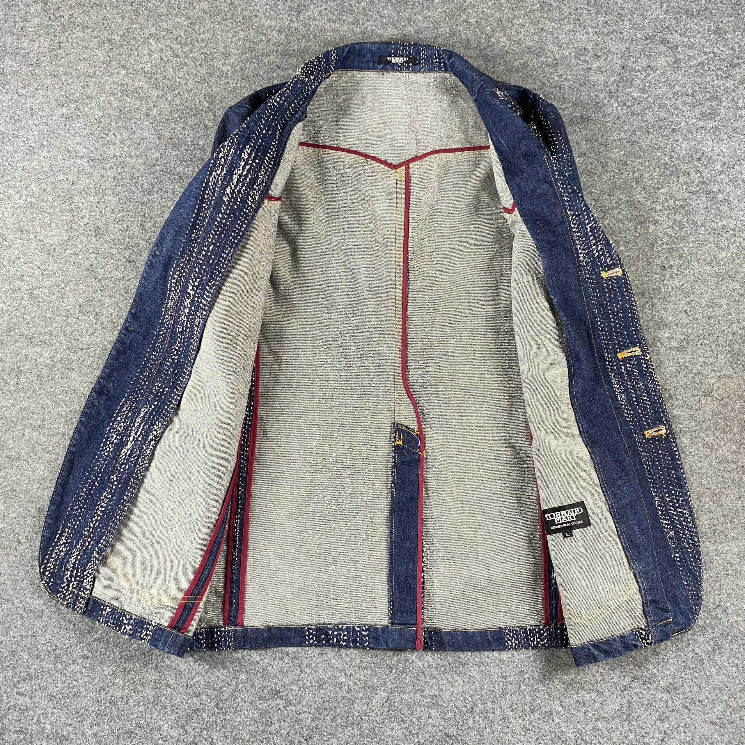 Tornado Mart Vintage Tornado Mart Denim Jacket Size US L / EU 52-54 / 3 - 5 Thumbnail