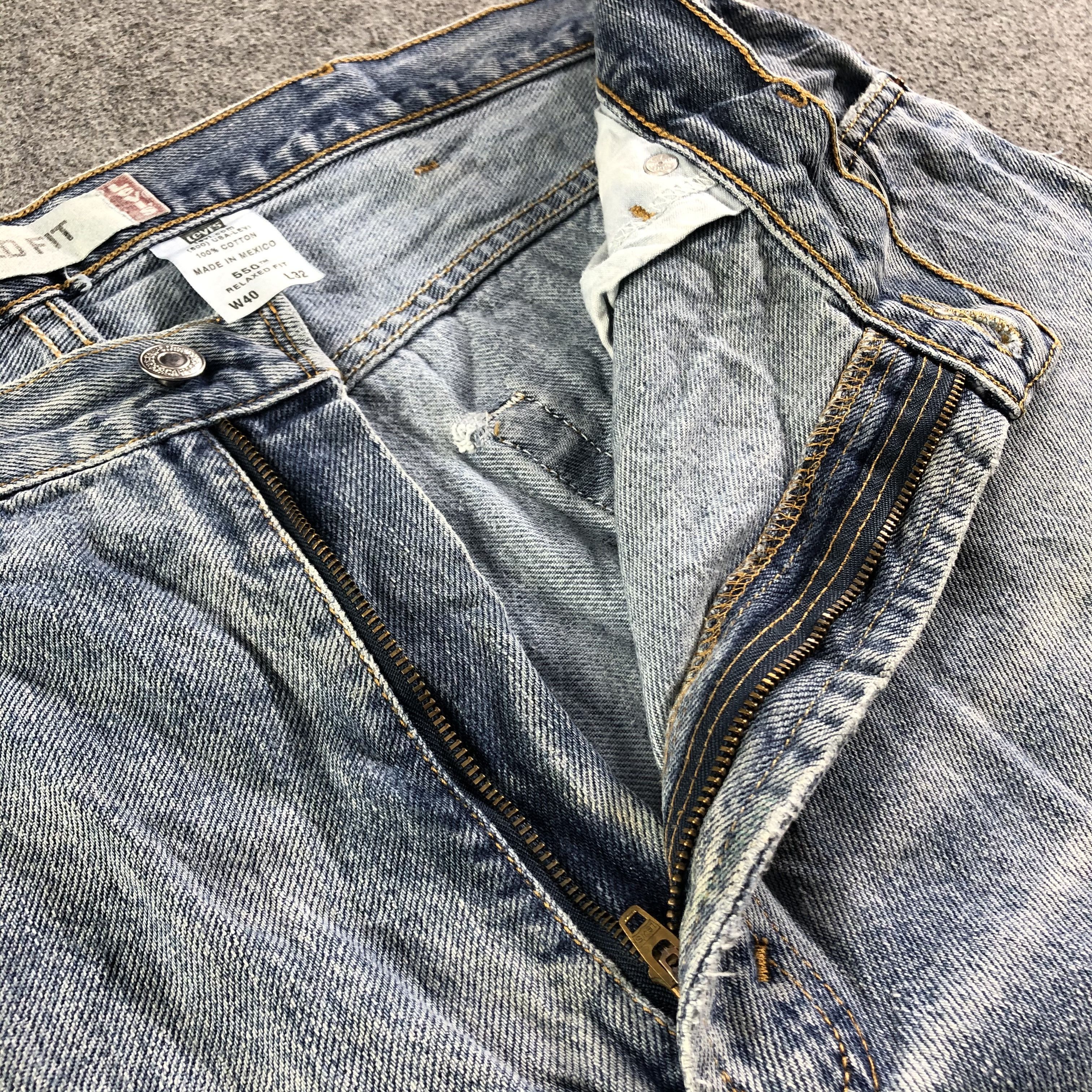 Levi's Vintage Blue Wash Levis 550 Jeans-J3141 Size US 40 / EU 56 - 8 Thumbnail