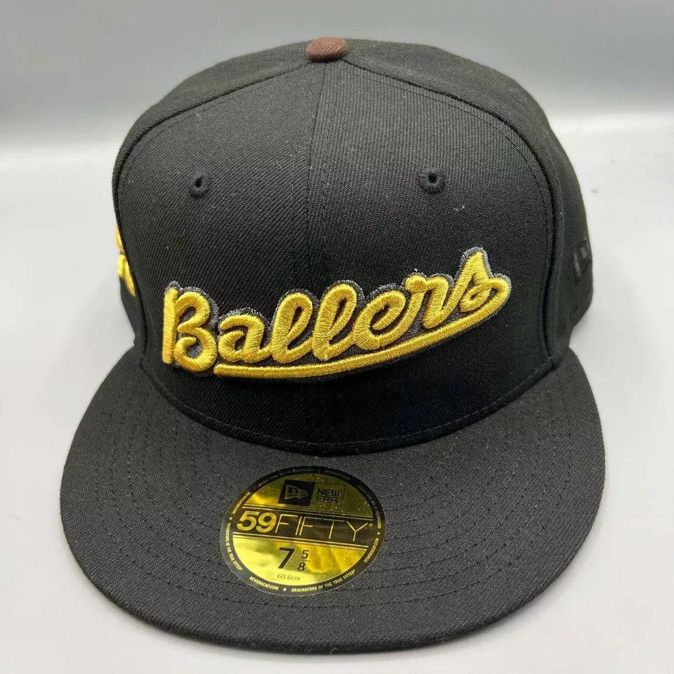 New Era Kanapolish Cannon Ballers Hat Men 7 5/8 MiLB Fitted Cap Size ONE SIZE - 3 Thumbnail