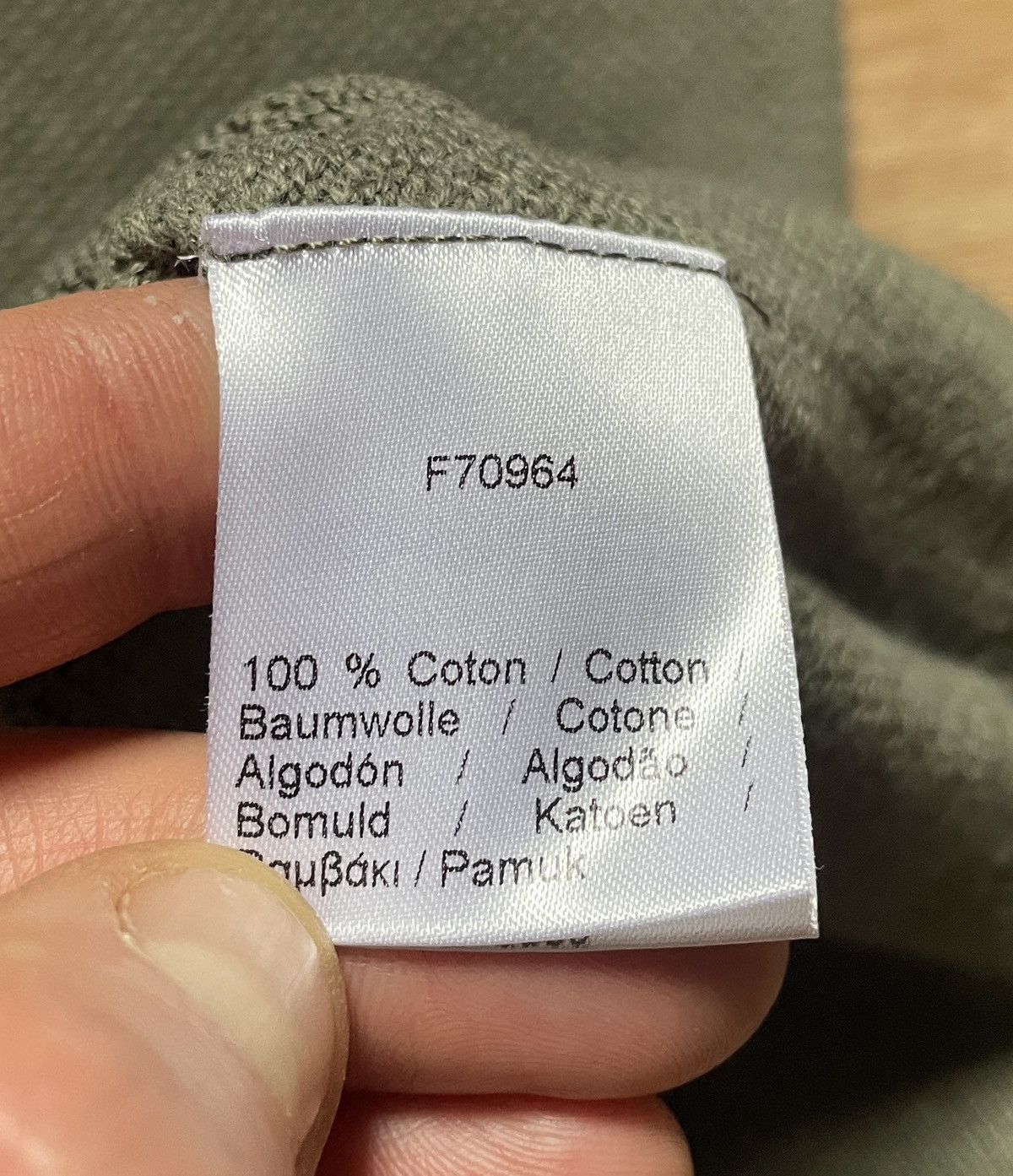 Lacoste Lacoste Men’s cotton Olive sweater / Pullover Size US S / EU 44-46 / 1 - 7 Thumbnail