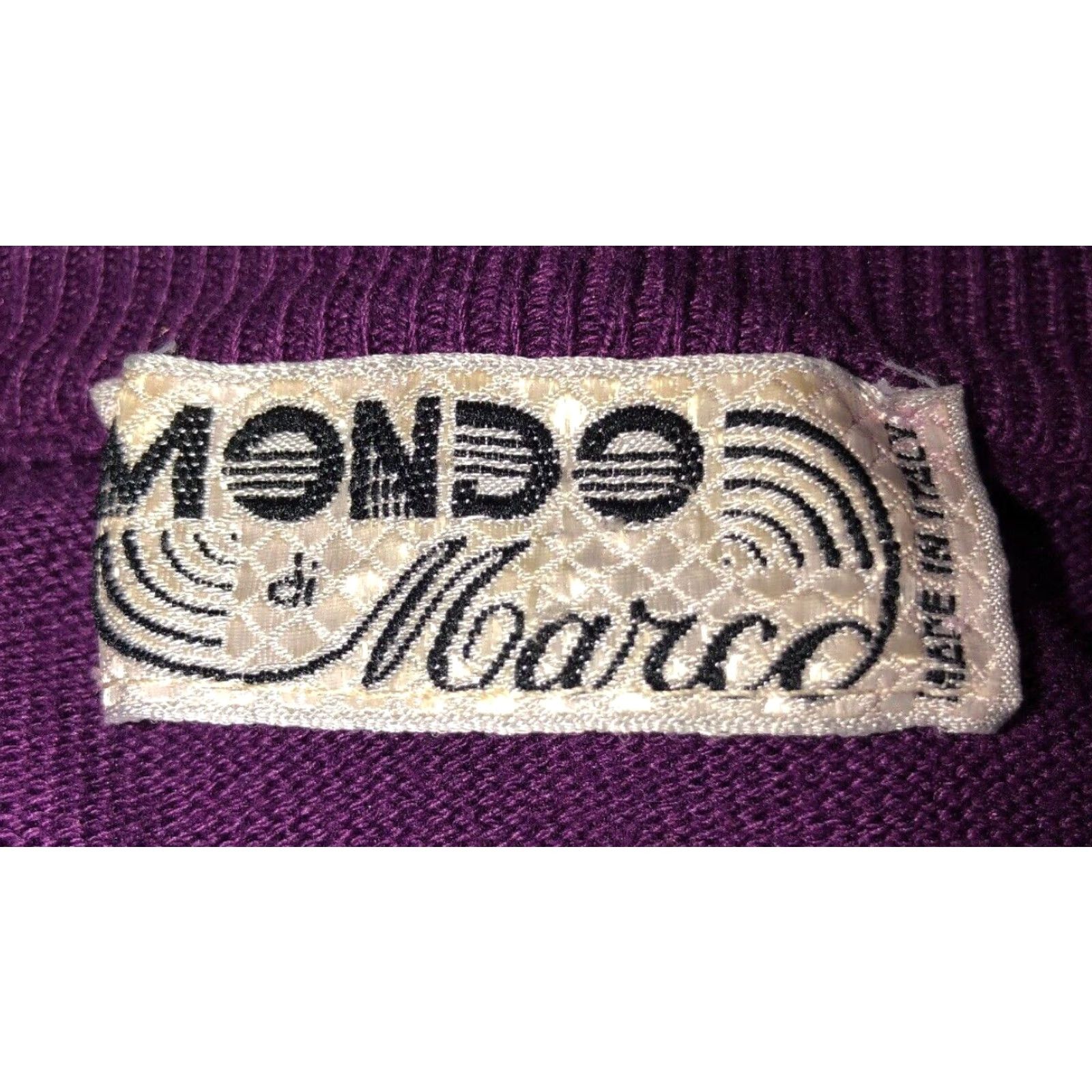 Vintage VINTAGE Mondo Di Marco Italian Made Purple Rayon Crewneck Sweater Adult Large Mens Size US L / EU 52-54 / 3 - 5 Thumbnail