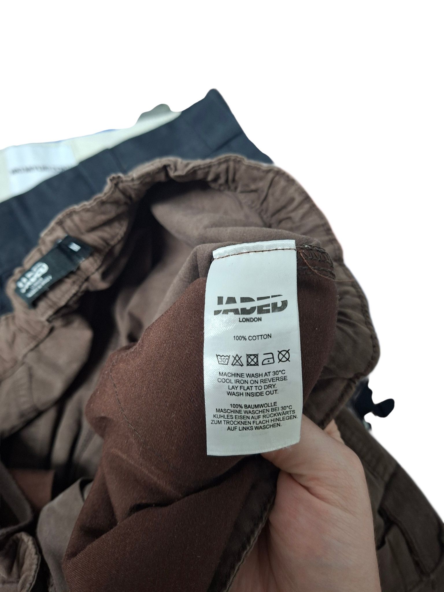 Jaded London JADED LONDON AVANT GARDE STREETWEAR BROWN CARGO PANTS Size US 32 / EU 48 - 5 Thumbnail