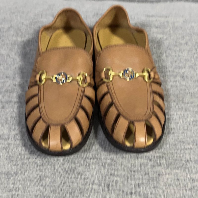 Gucci Gucci Brown Flat Casual Shoes for Men - Size US 6.5 / EU 39-40 - 1 Thumbnail