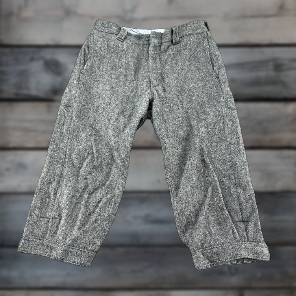 Vintage VINTAGE Woolrich Pants Mens 30 Grey Wool Herringbone Mackinaw Breeches USA 80s Size US 30 / EU 46 - 1 Thumbnail