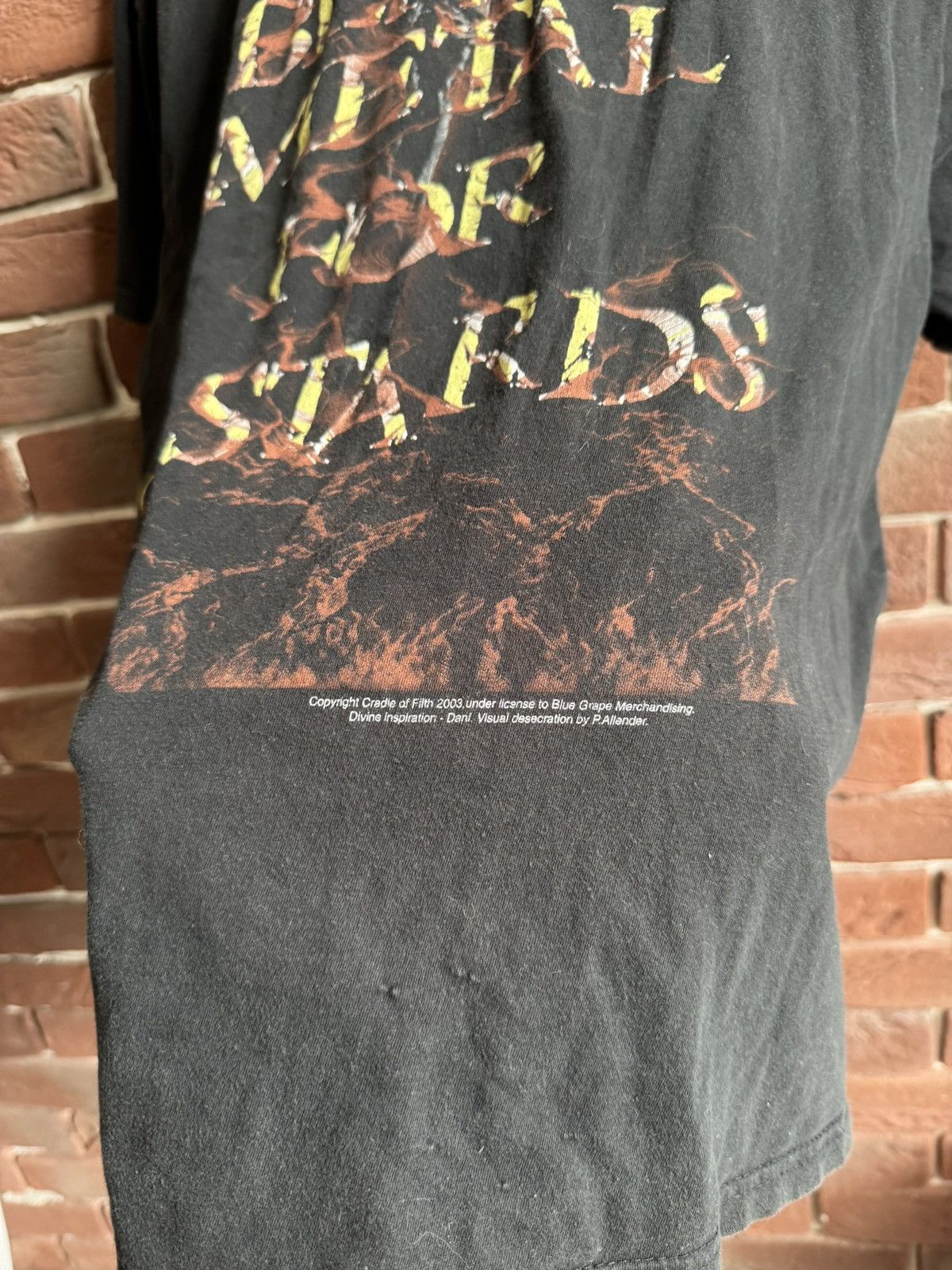 Band Tees Vintage Cradle Of Filth Black Metal For Bastard Band Tee 00s Size US L / EU 52-54 / 3 - 13 Thumbnail