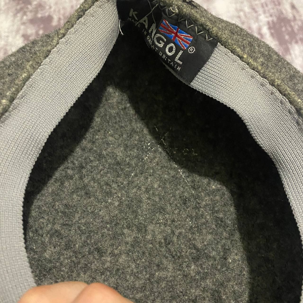 Kangol Kangol Vintage Wool 504 Grey Beret Cap Kangaroo Logo Y2K Size ONE SIZE - 4 Thumbnail