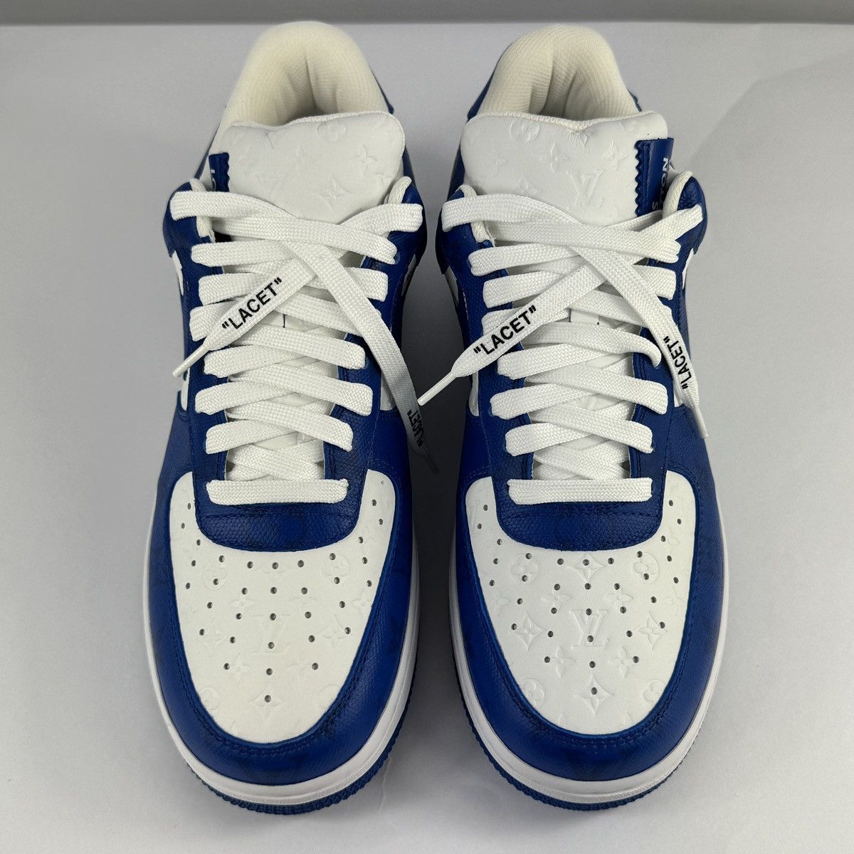Louis Vuitton LOUIS VUITTON X AIR FORCE 1 BLUE SNEAKERS Size US 8.5 / EU 41-42 - 5 Thumbnail