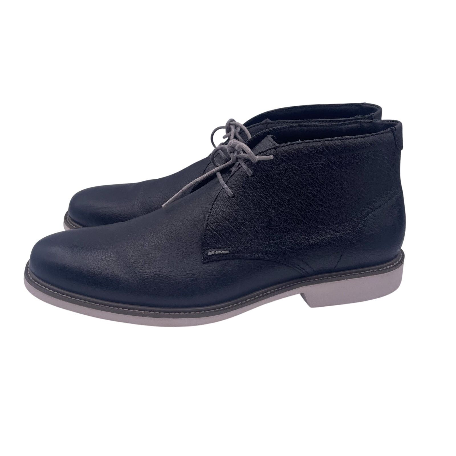 Cole Haan Cole Haan Grand OS Chukka Leather Boots Black Light Ankle Size US 10.5 / EU 43-44 - 1 Thumbnail
