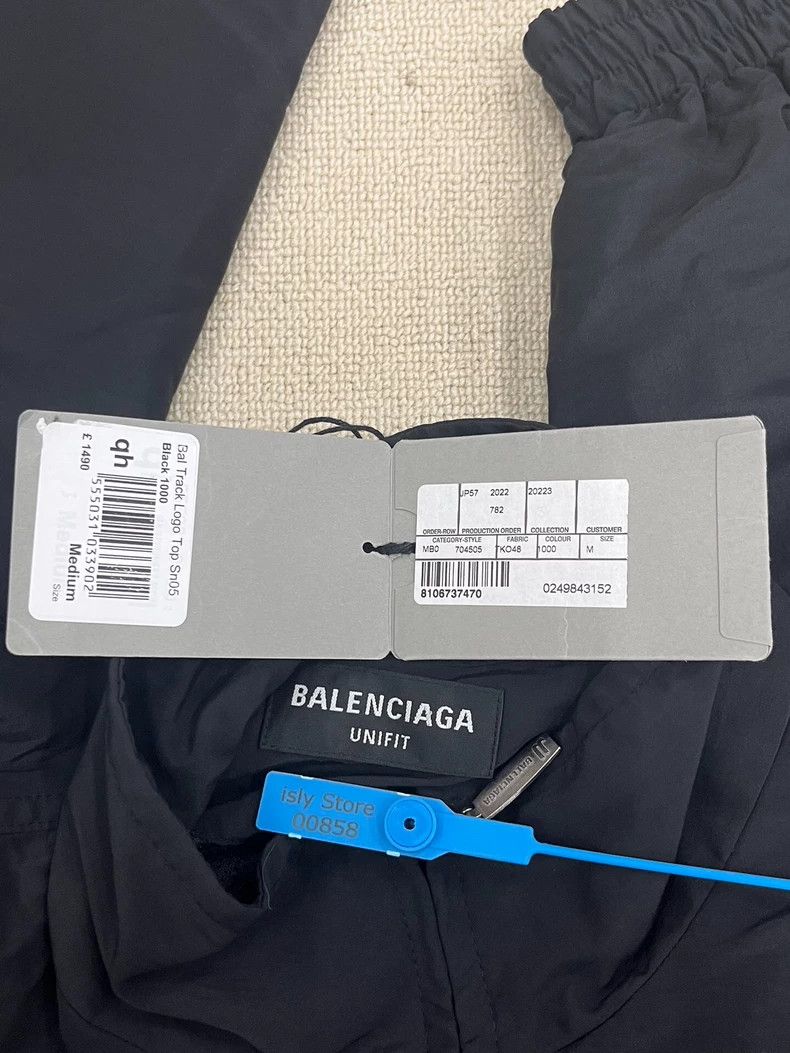Balenciaga Balenciaga Solid Logo print zip-up sport long-sleeve jacke Size US M / EU 48-50 / 2 - 5 Thumbnail