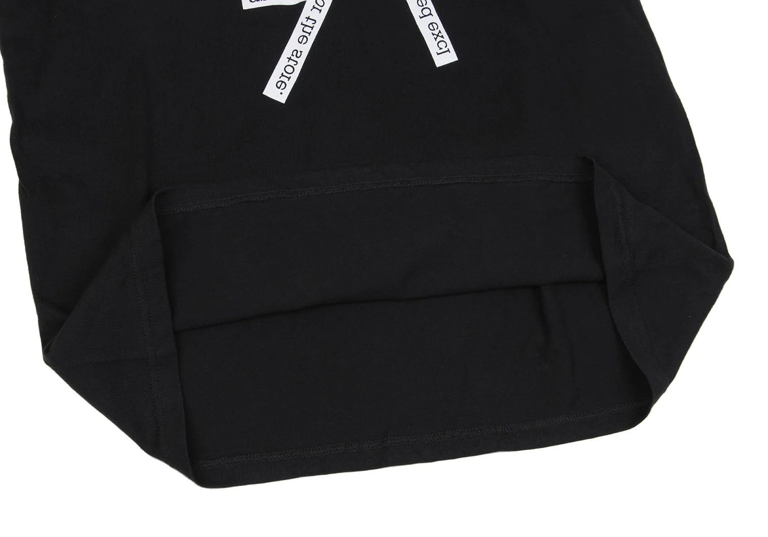 Yohji Yamamoto Cotton Message Print T-Shirt in Black Size 4 Size US XL / EU 56 / 4 - 8 Thumbnail
